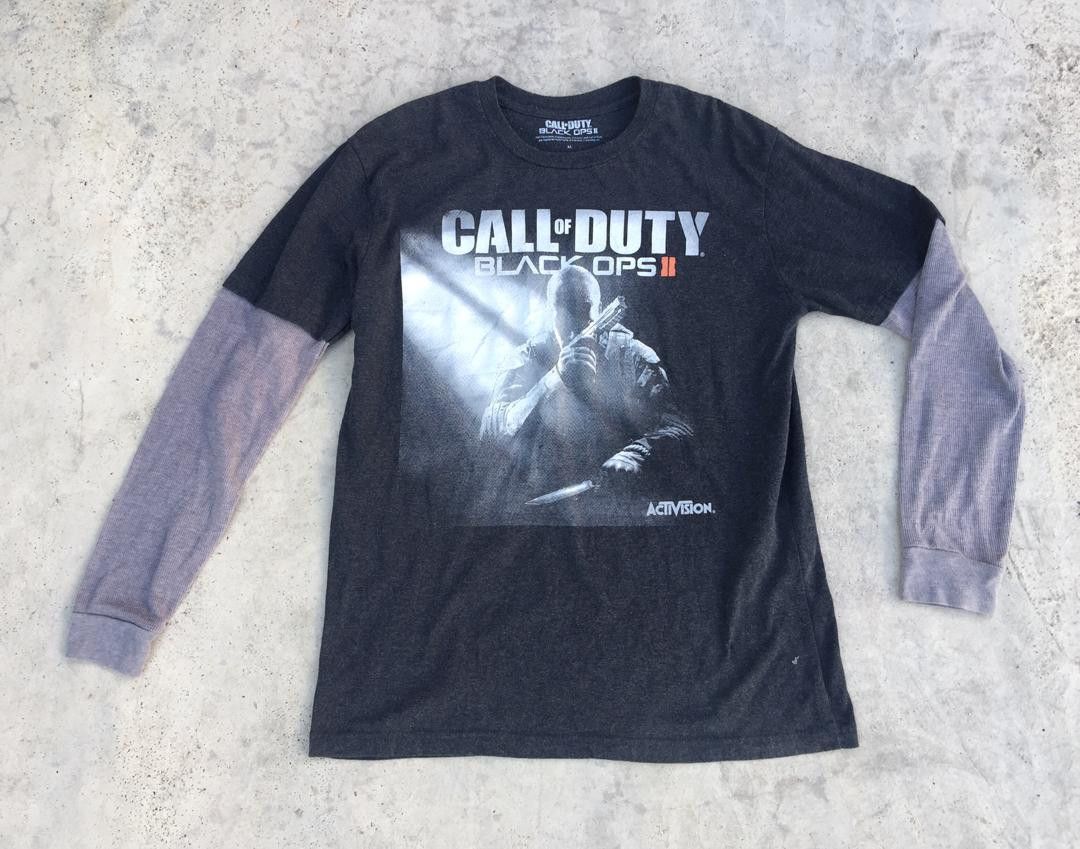 Playstation × Vintage Call Of Duty Black Ops 2 Activision Long Sleeve Shirt Size US M / EU 48-50 / 2 - 1 Thumbnail