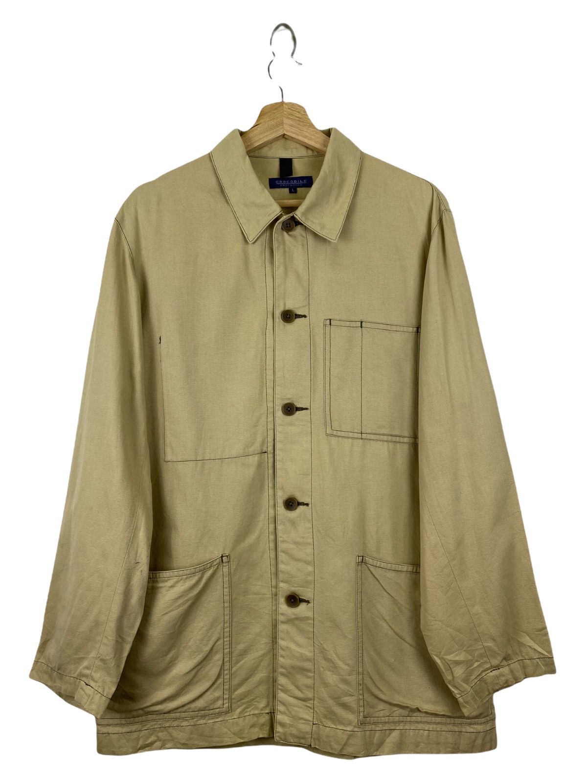 Japanese Brand VINTAGE CROCODILE PROFUSION WORKER SHIRT Size US L / EU 52-54 / 3 - 1 Thumbnail