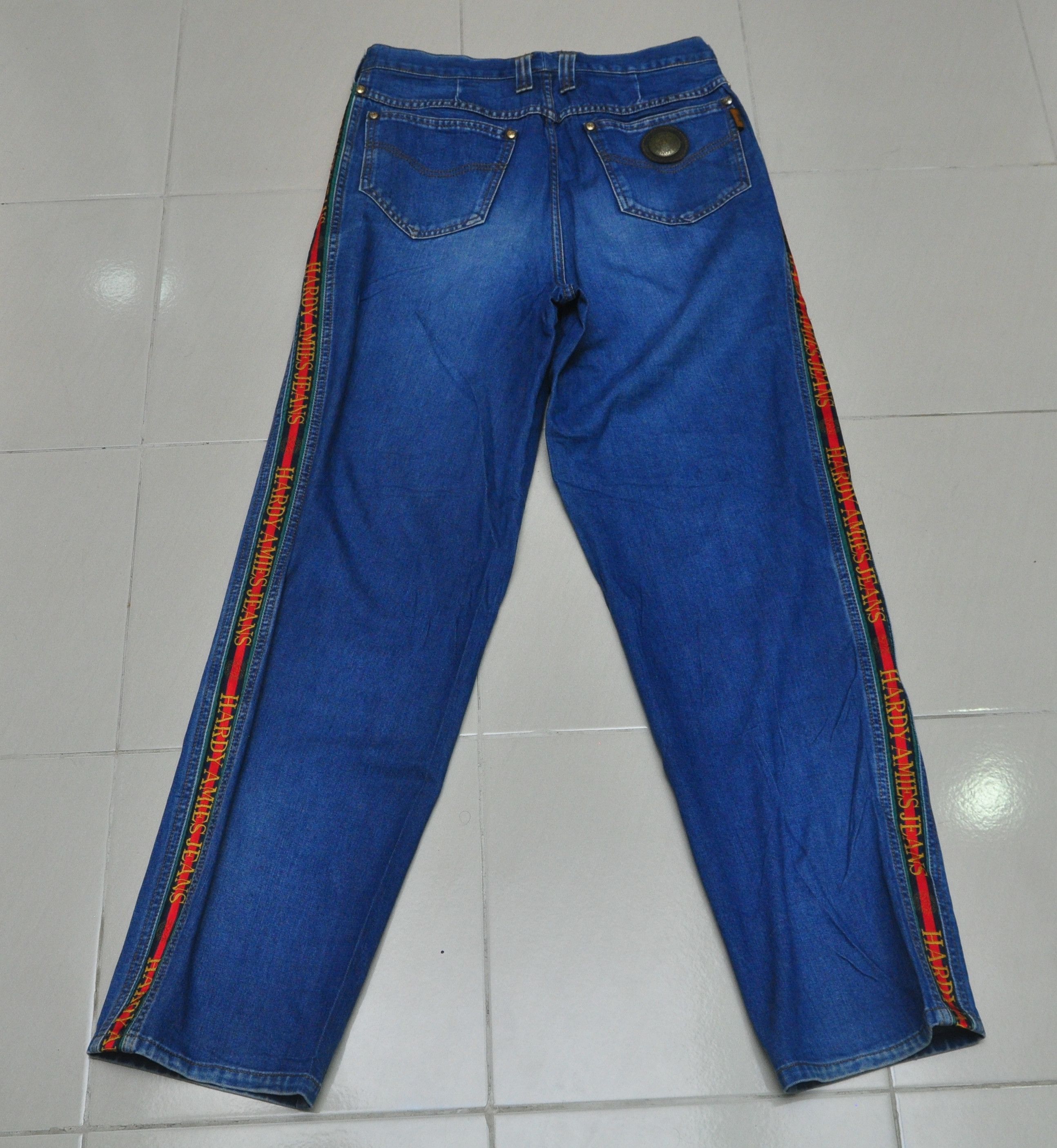 Designer × Hardy Amies × Japanese Brand Vintage Hardy Amies Jeans Travis Scott Fashion Style Size US 31 - 2 Thumbnail