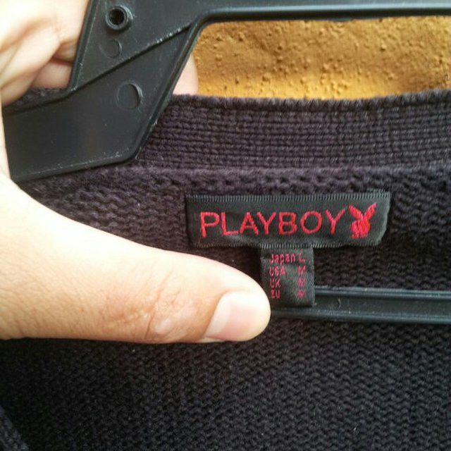 Japanese Brand × Playboy × Vintage Playboy sweater / hip hop swag skate rap gift Size US M / EU 48-50 / 2 - 3 Thumbnail