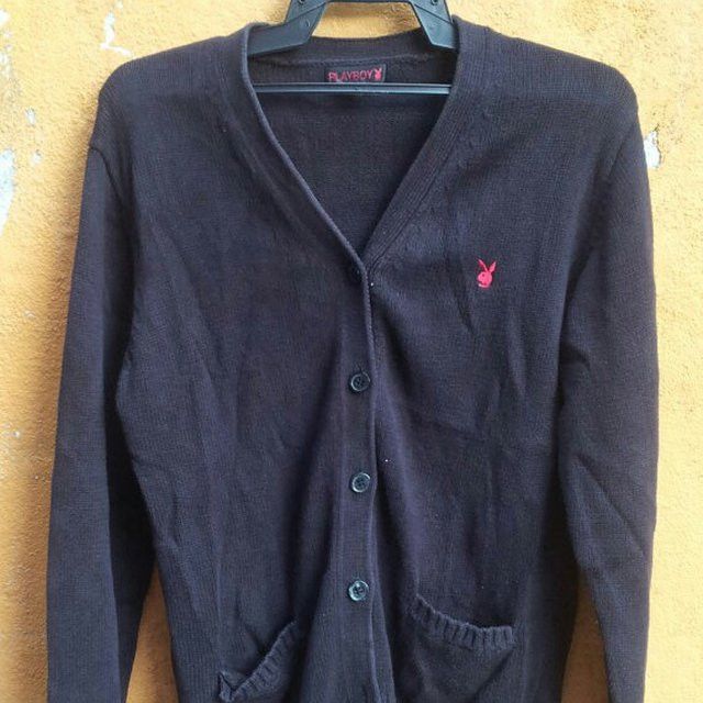 Japanese Brand × Playboy × Vintage Playboy sweater / hip hop swag skate rap gift Size US M / EU 48-50 / 2 - 1 Thumbnail