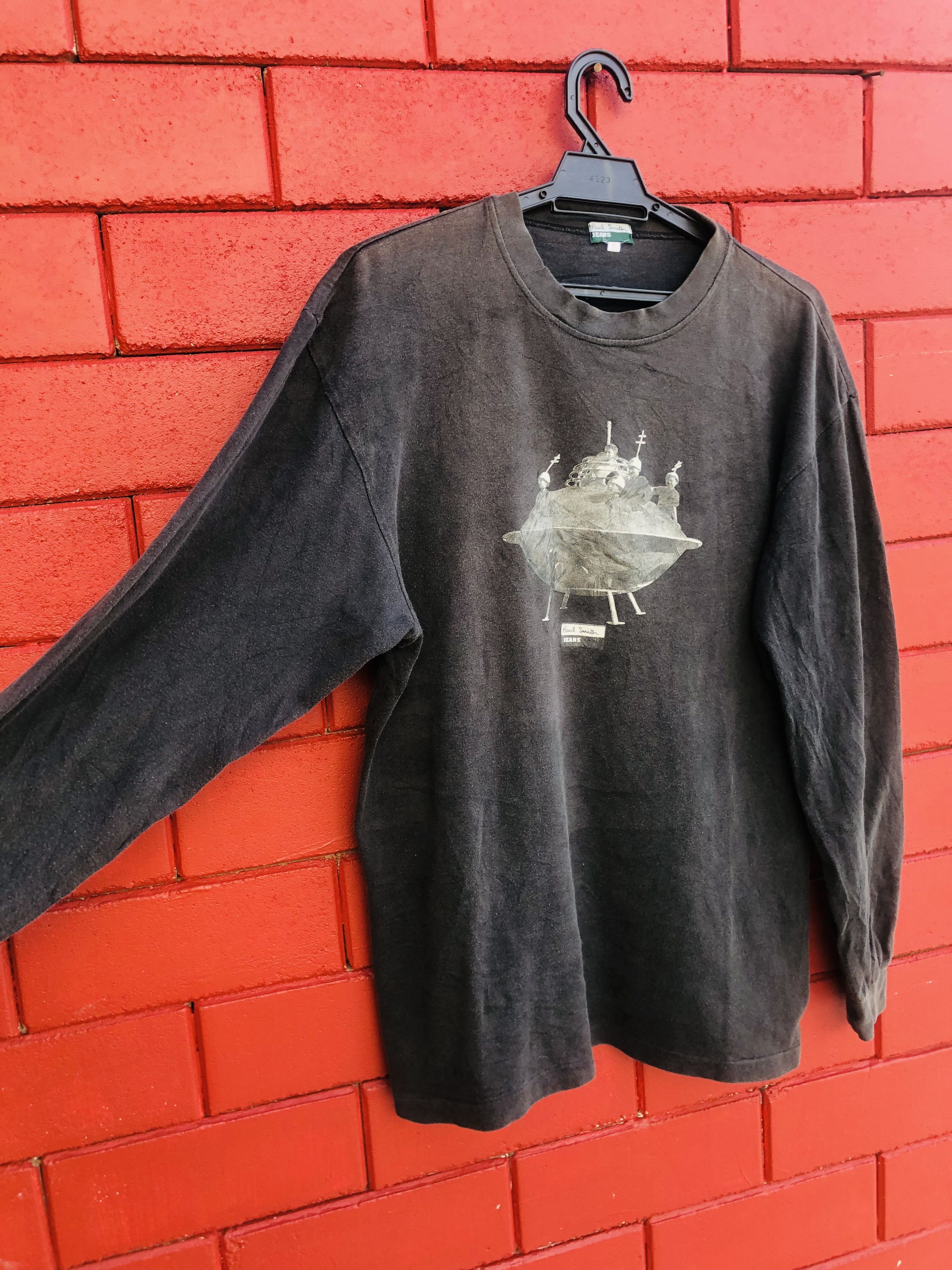 Japanese Brand × Paul Smith Vintage Paul Smith UFO Long Sleeve Fashion Style Size US L / EU 52-54 / 3 - 5 Thumbnail
