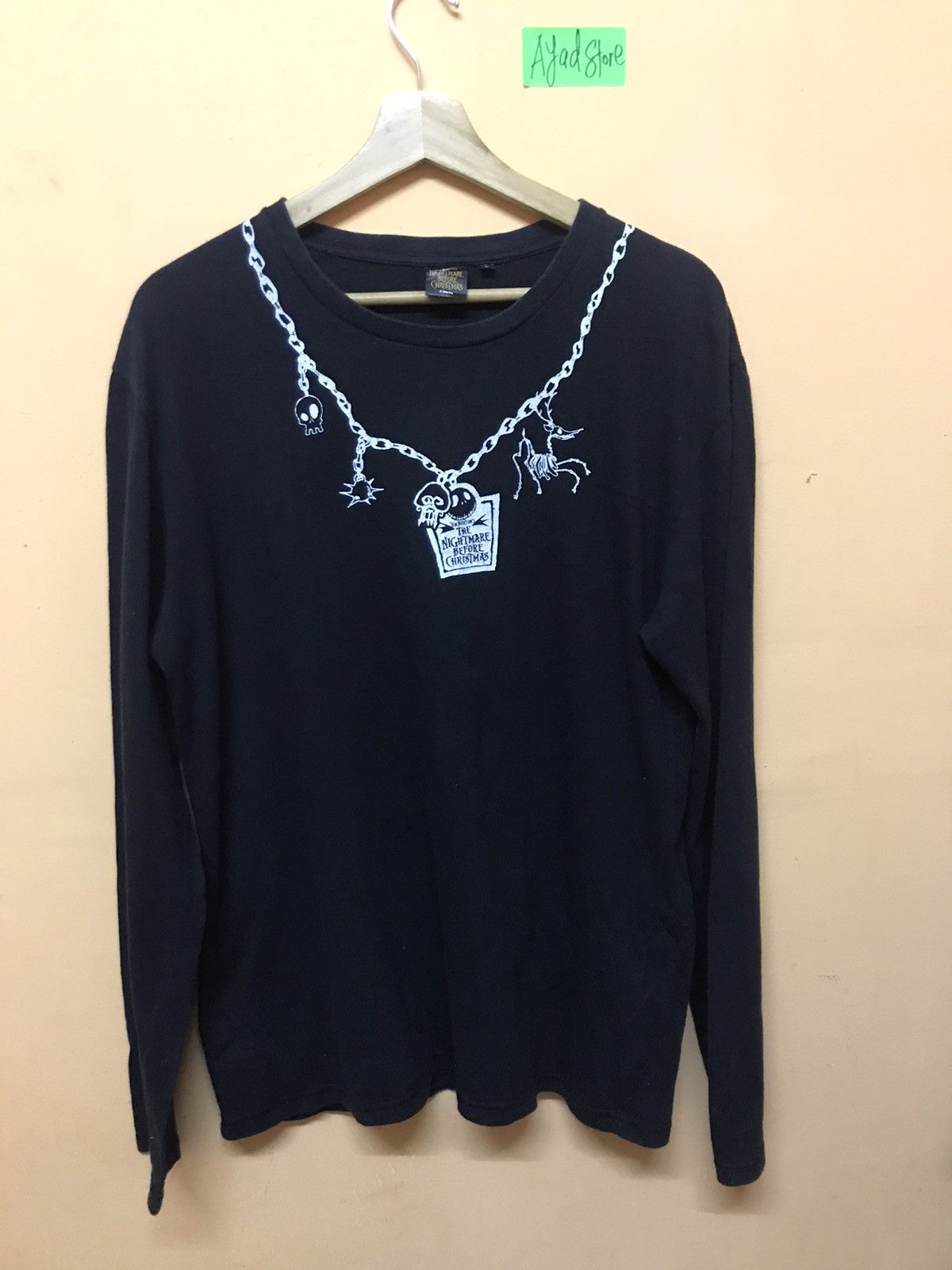 Disney ‼️ TIM BURTIN'S THE NIGHTMARE BEFORE CHRISTMAS TSHIRT LONG Size US L / EU 52-54 / 3 - 1 Thumbnail