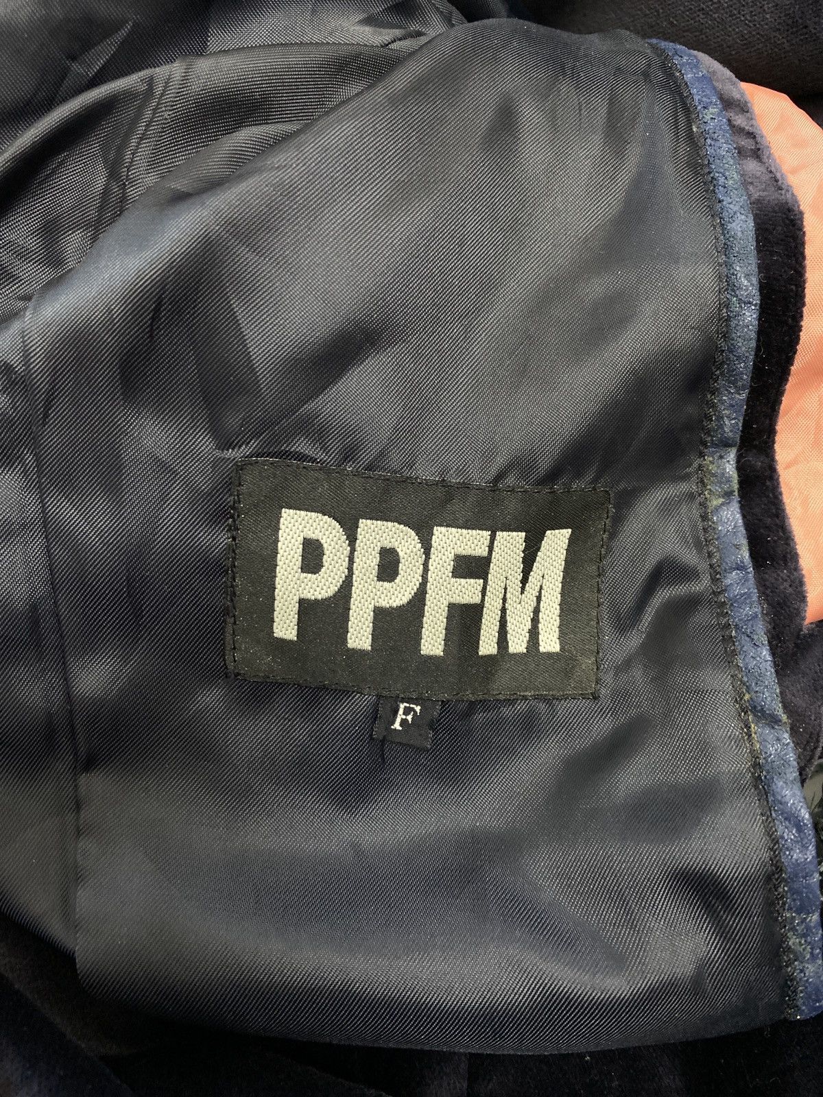 Designer × PPFM PPFM VELVET DUFFLE JACKET Size US L / EU 52-54 / 3 - 4 Thumbnail