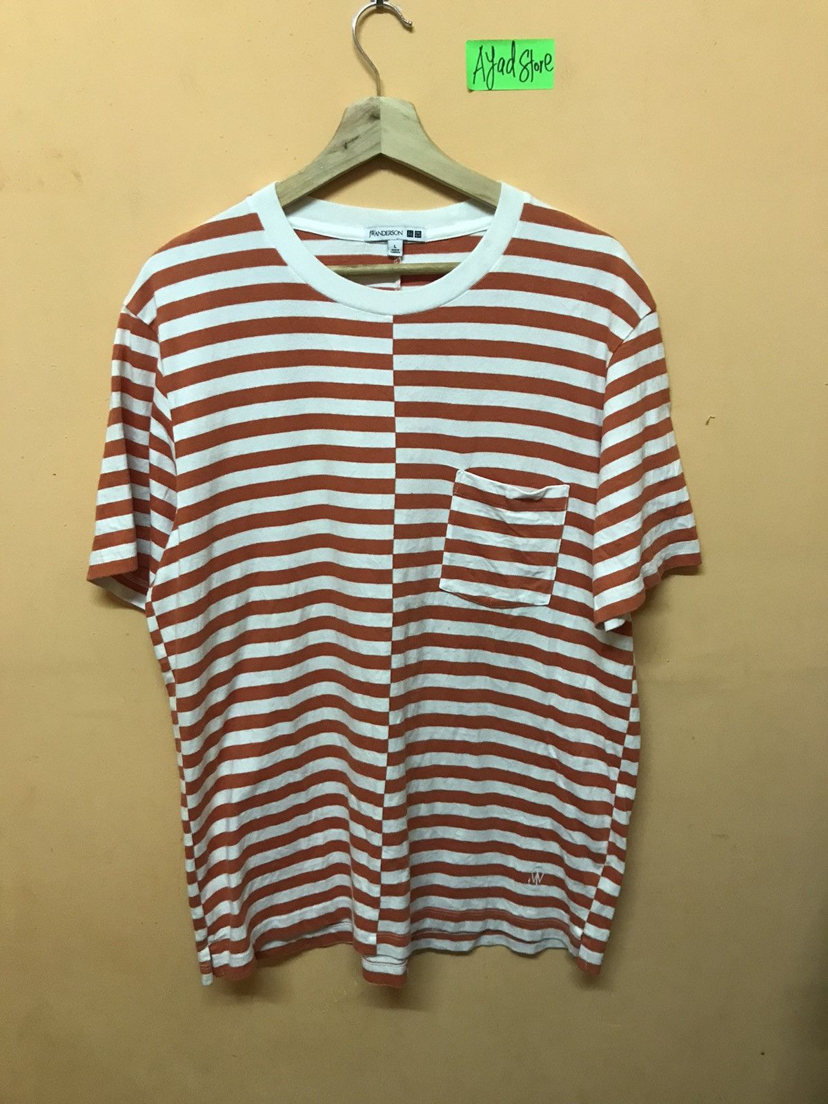 JW Anderson × Uniqlo ‼️TSHIRT STRIPE SINGLE POCKET NICE COLOUR‼️ Size US L / EU 52-54 / 3 - 1 Thumbnail