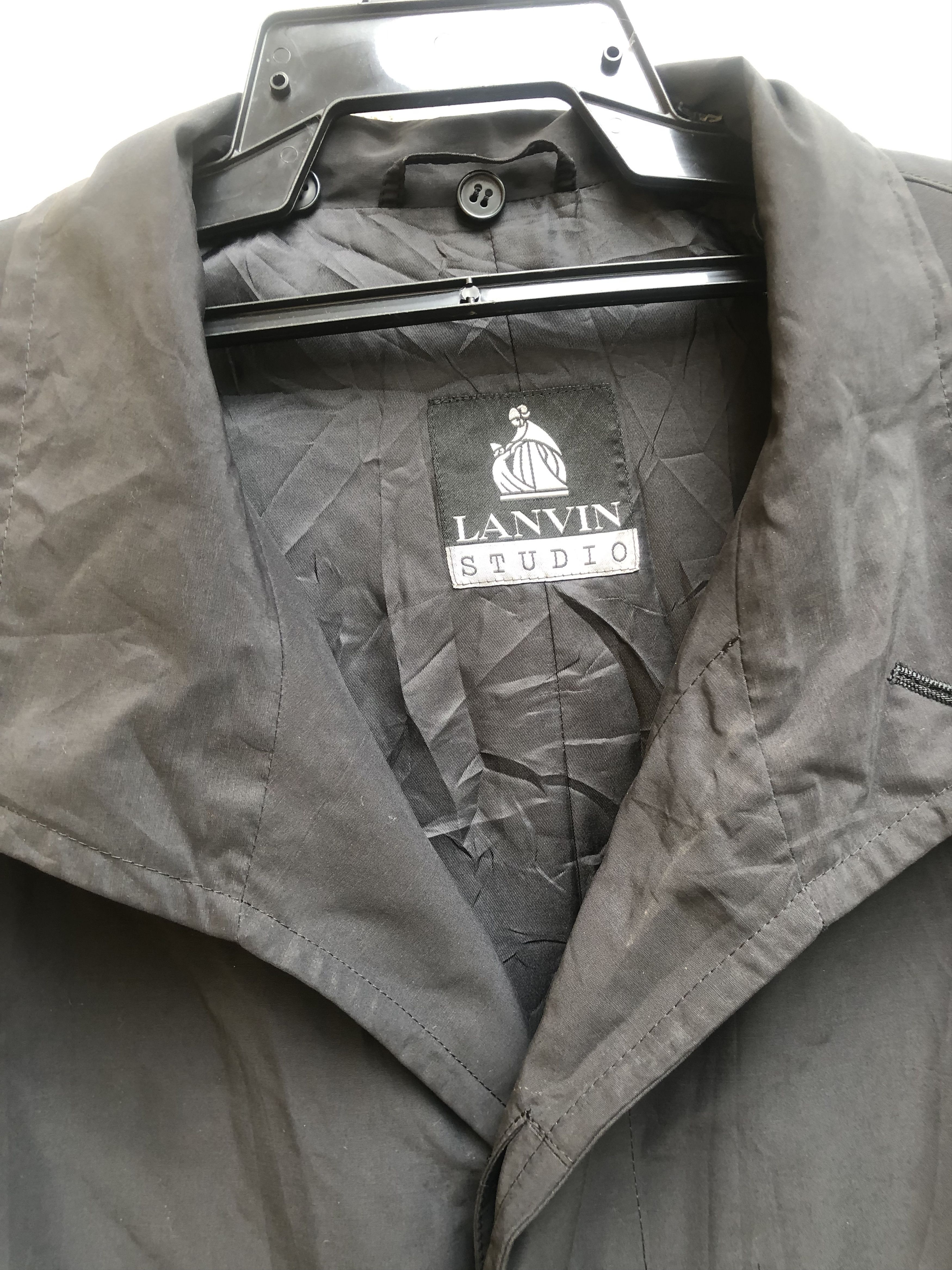 Japanese Brand × Lanvin × Vintage Vintage Lanvin Studio Collection Designer Style Long Jacket Size US L / EU 52-54 / 3 - 6 Thumbnail
