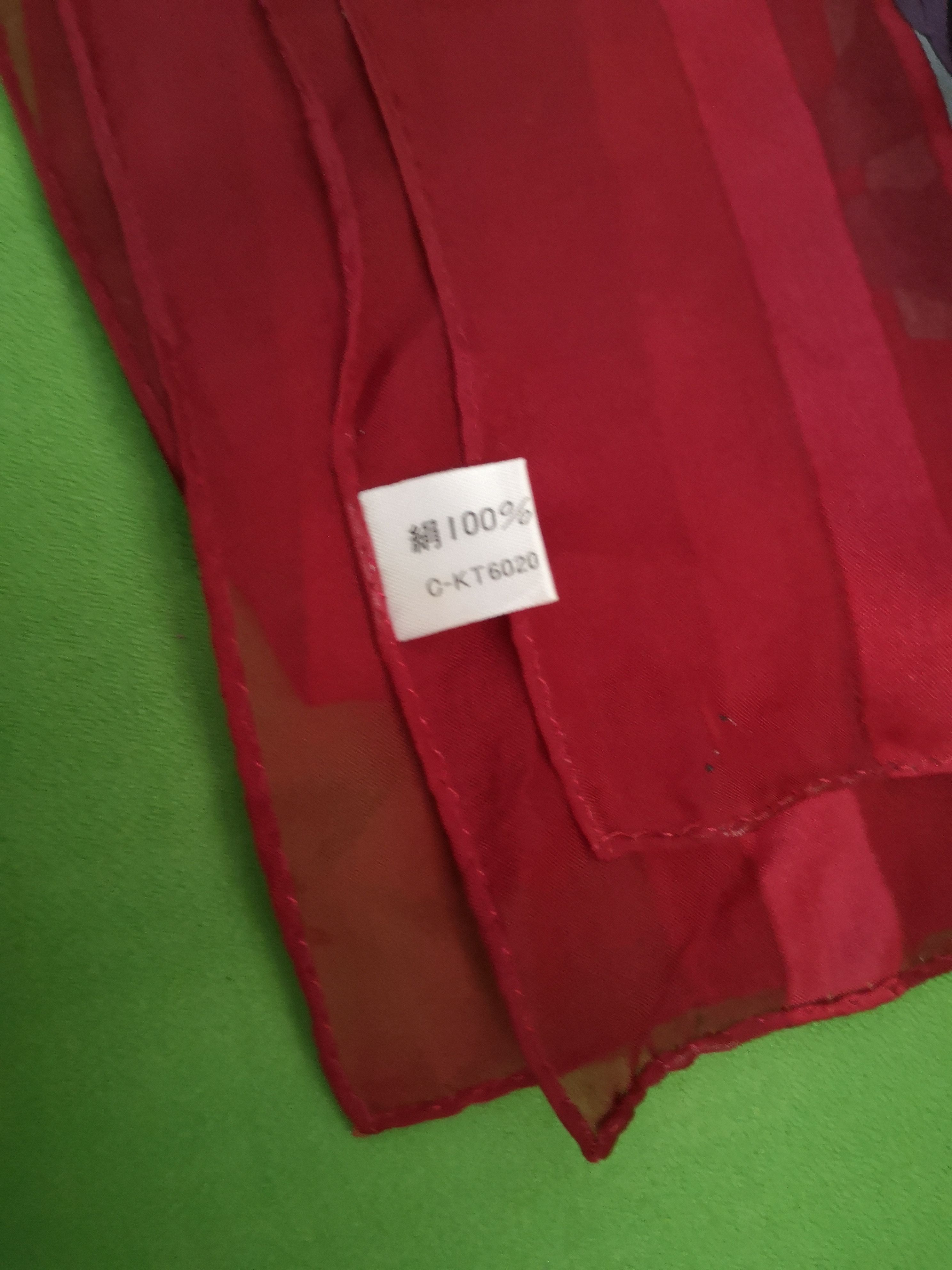 Hardy Amies HARDY AMIES SCARF SHIFFON~SATIN MATERIAL Size ONE SIZE - 4 Thumbnail
