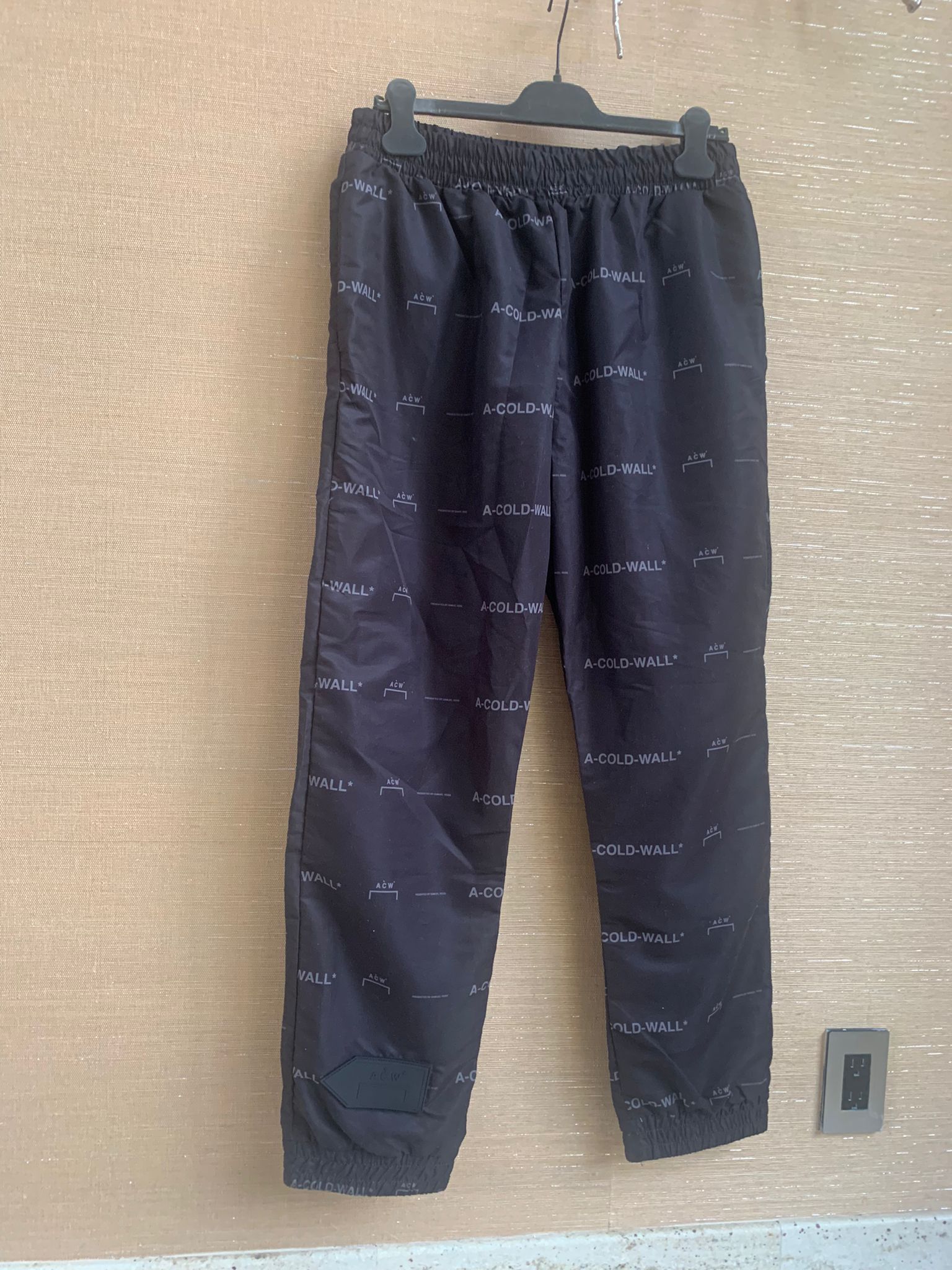A-COLD-WALL* Logo All Over Pants in Black Size US 36 / EU 52 - 4 Thumbnail