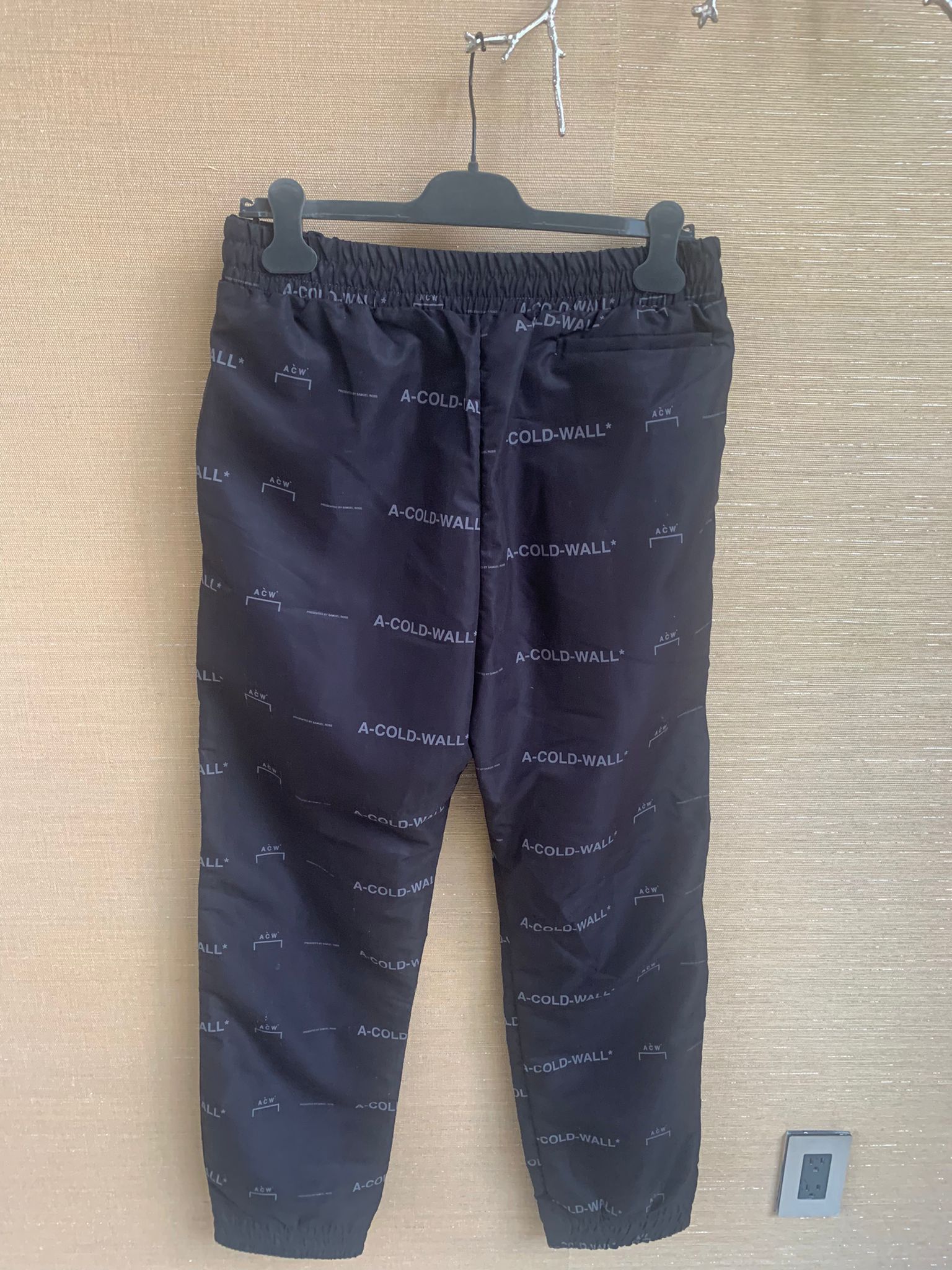 A-COLD-WALL* Logo All Over Pants in Black Size US 36 / EU 52 - 7 Thumbnail