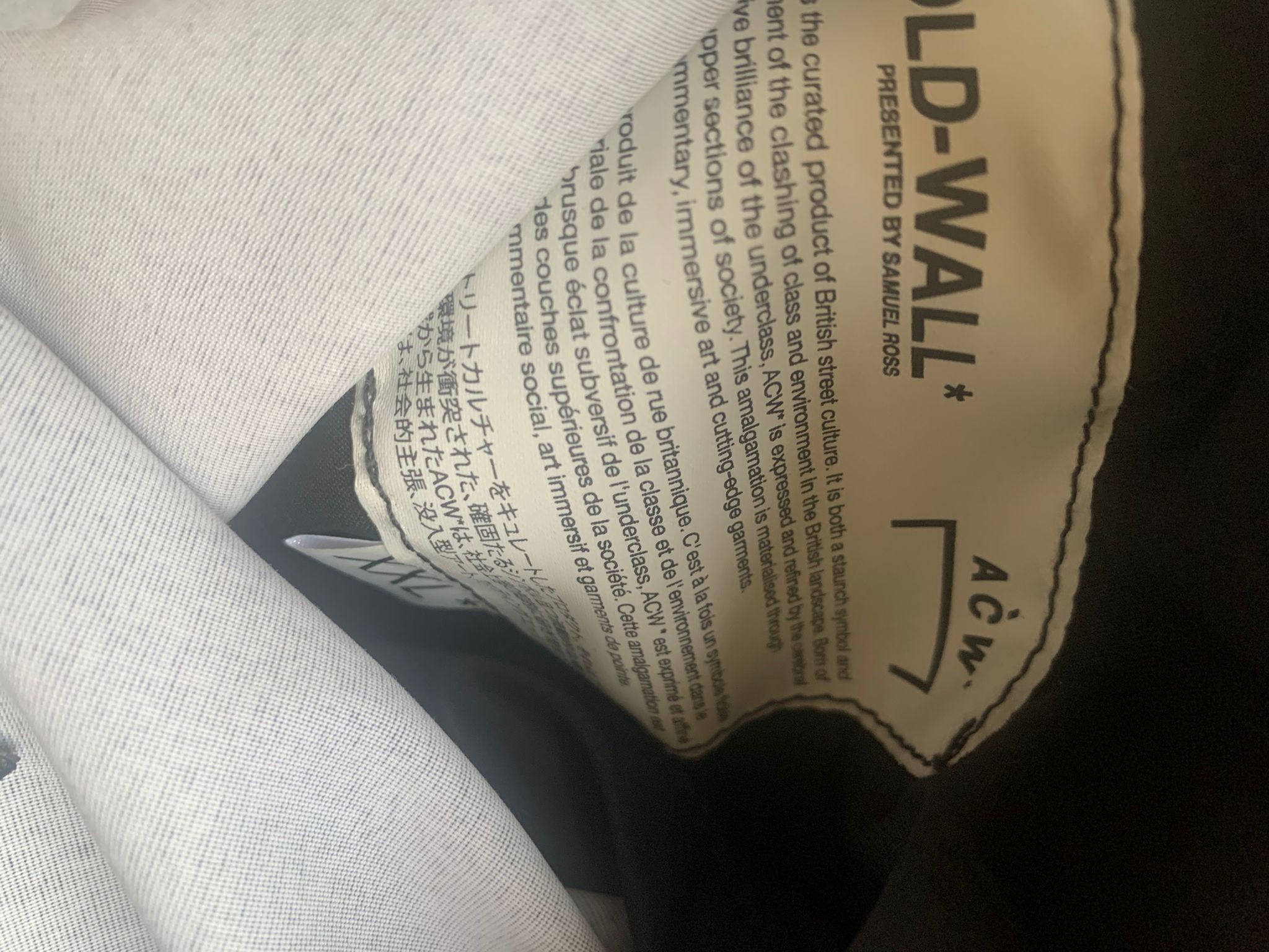 A-COLD-WALL* Logo All Over Pants in Black Size US 36 / EU 52 - 10 Thumbnail