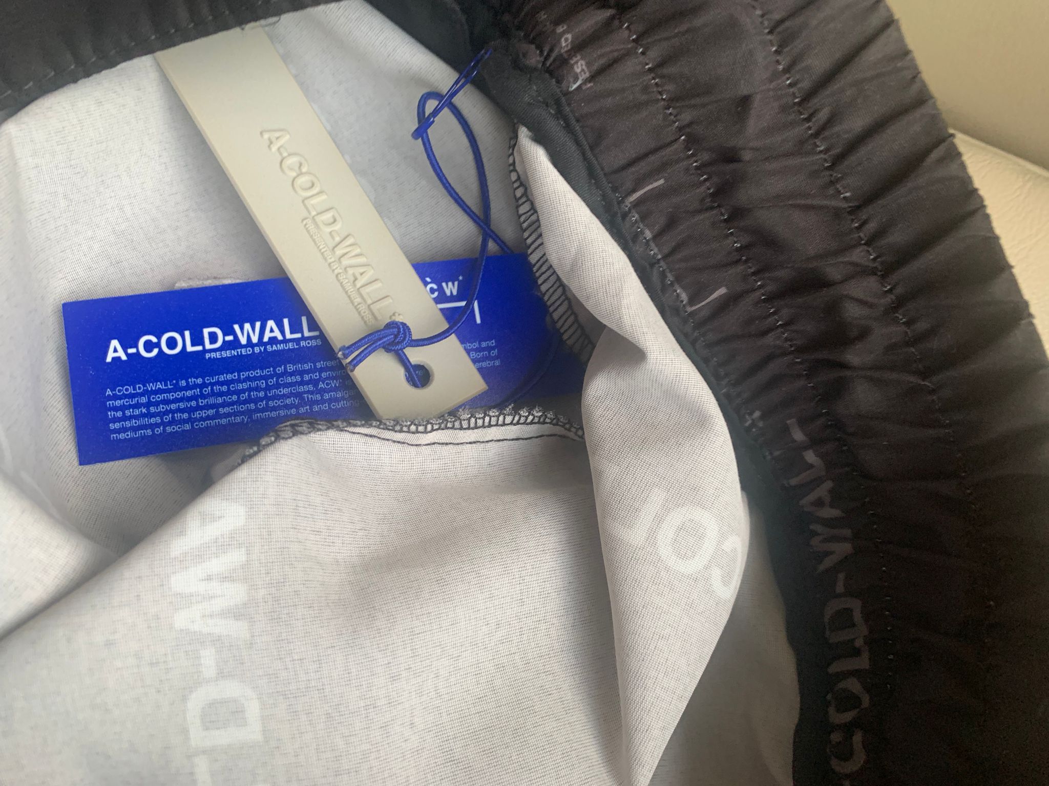 A-COLD-WALL* Logo All Over Pants in Black Size US 36 / EU 52 - 12 Thumbnail