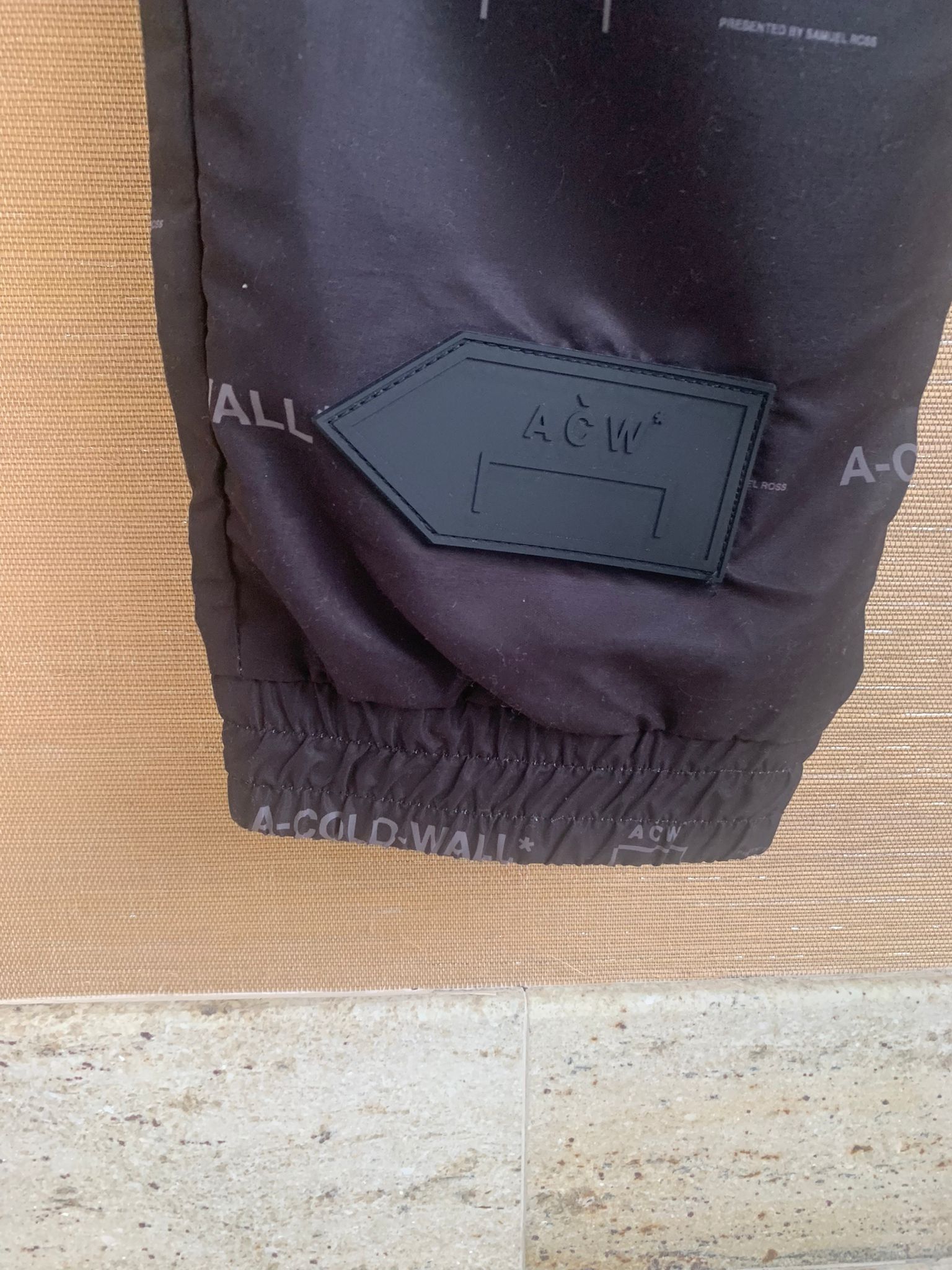 A-COLD-WALL* Logo All Over Pants in Black Size US 36 / EU 52 - 3 Thumbnail