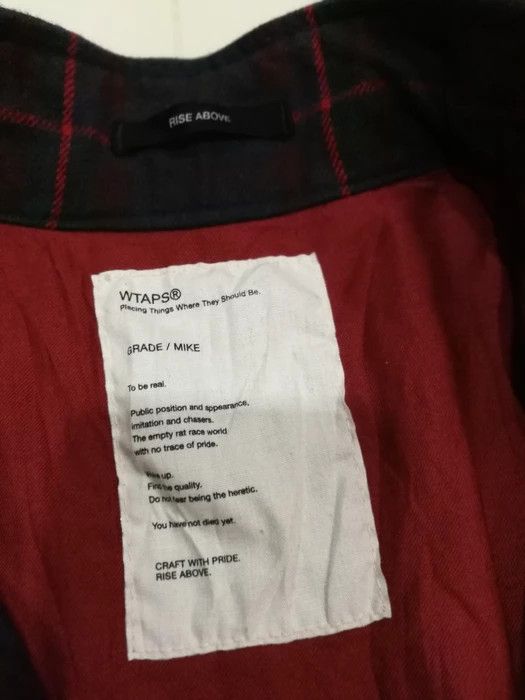 Wtaps Wtaps Rise Above Zip up Jacket Size US M / EU 48-50 / 2 - 4 Thumbnail