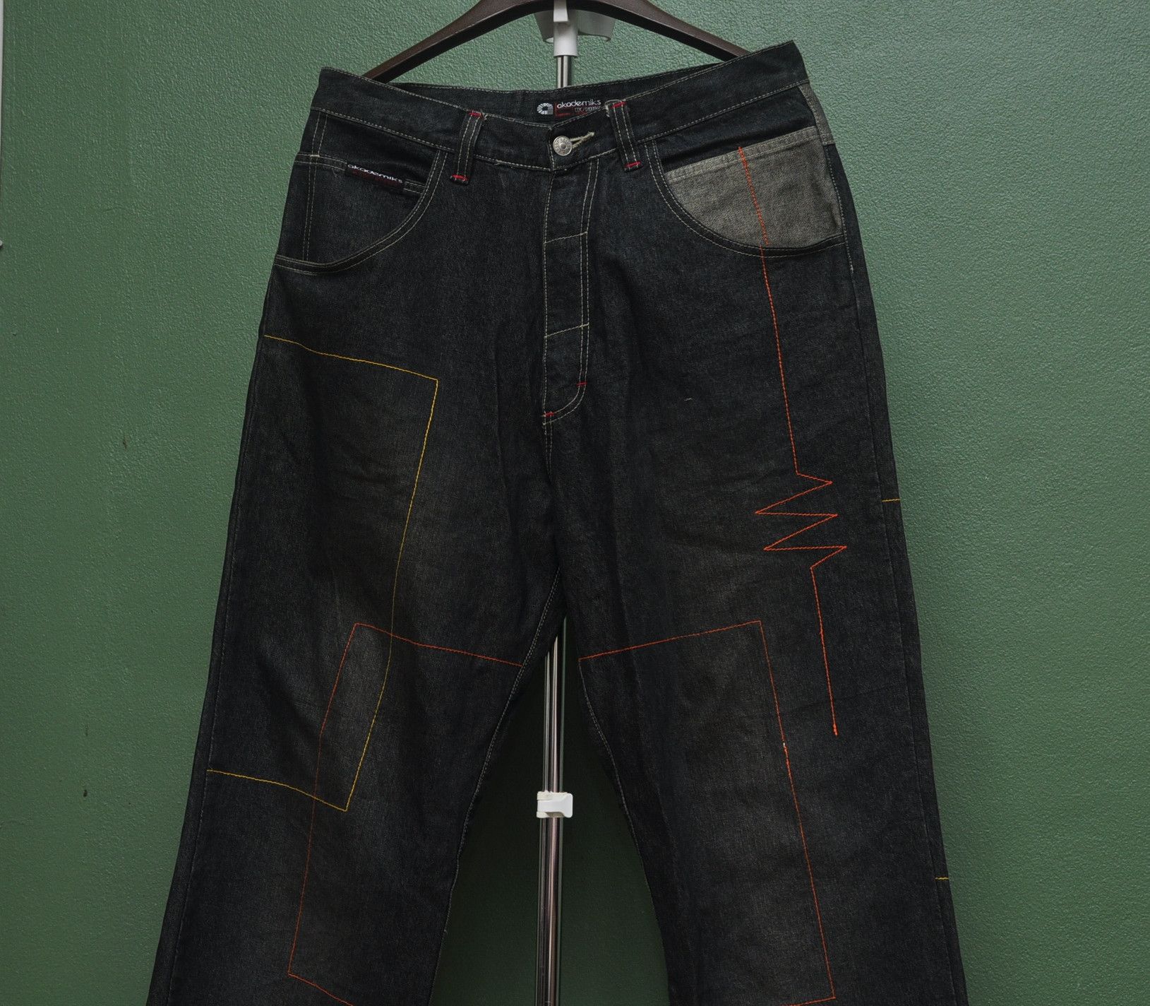 Akademiks × Designer × Japanese Brand Vintage Akademiks Denim Jeans Travis Scott Fashion Style Size US 33 - 3 Thumbnail