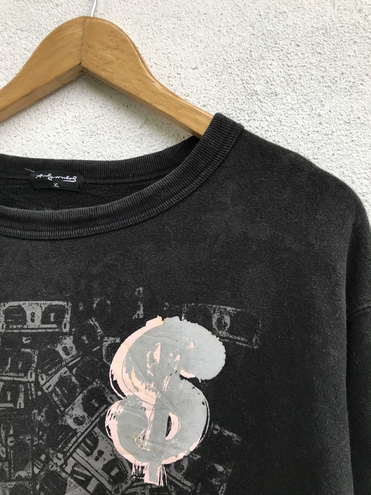 Andy Warhol × Uniqlo Andy Warhol X Uniqlo $ Money Pop Art Crewneck Sweatshirt Size US XL / EU 56 / 4 - 8 Thumbnail