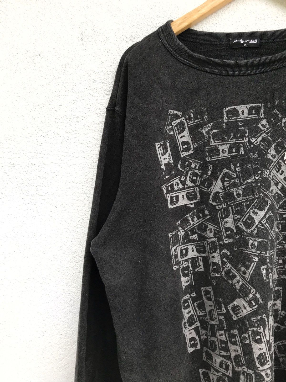 Andy Warhol × Uniqlo Andy Warhol X Uniqlo $ Money Pop Art Crewneck Sweatshirt Size US XL / EU 56 / 4 - 6 Thumbnail