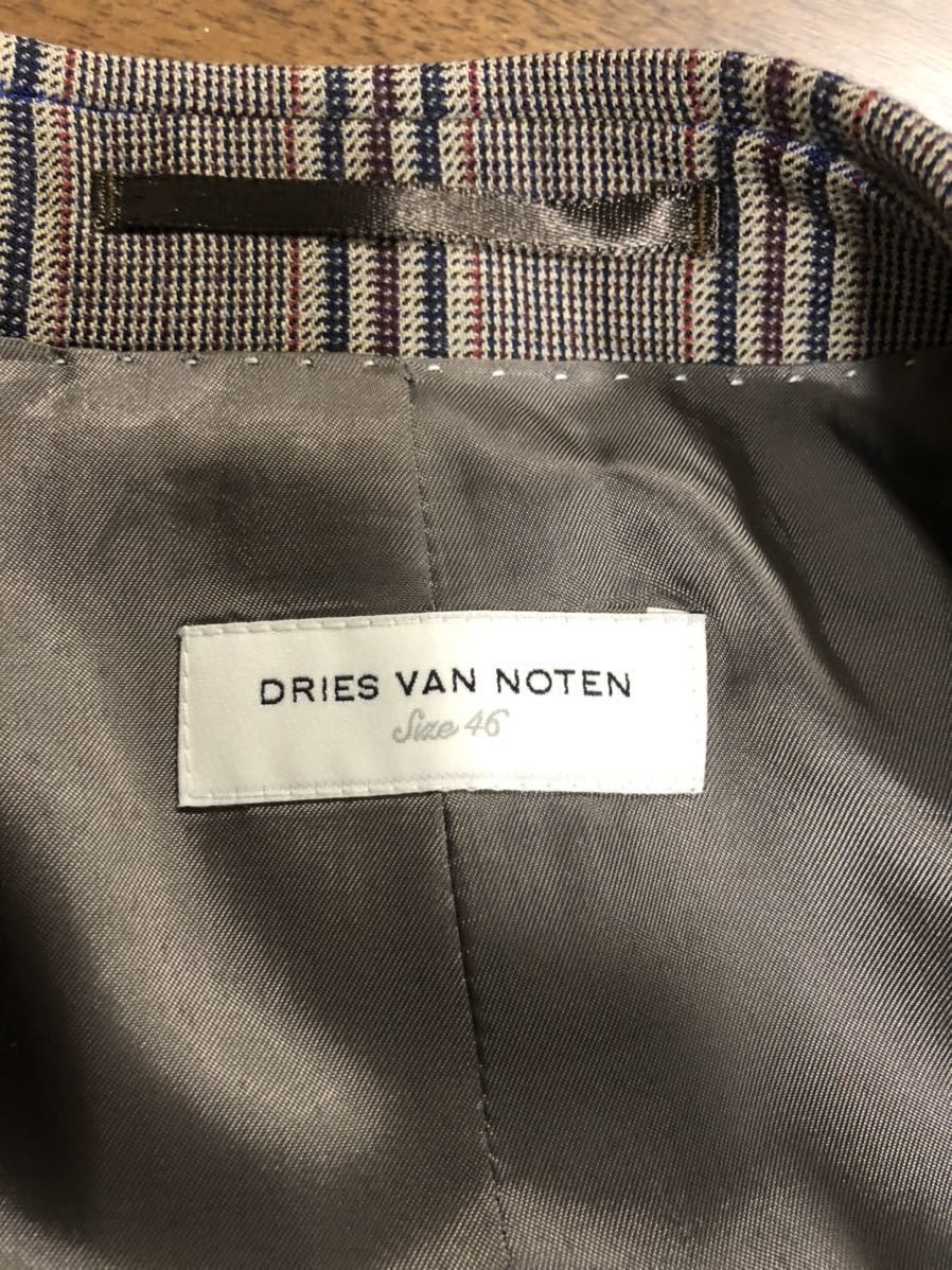 Dries Van Noten Checkered wool overcoat Size US M / EU 48-50 / 2 - 5 Thumbnail