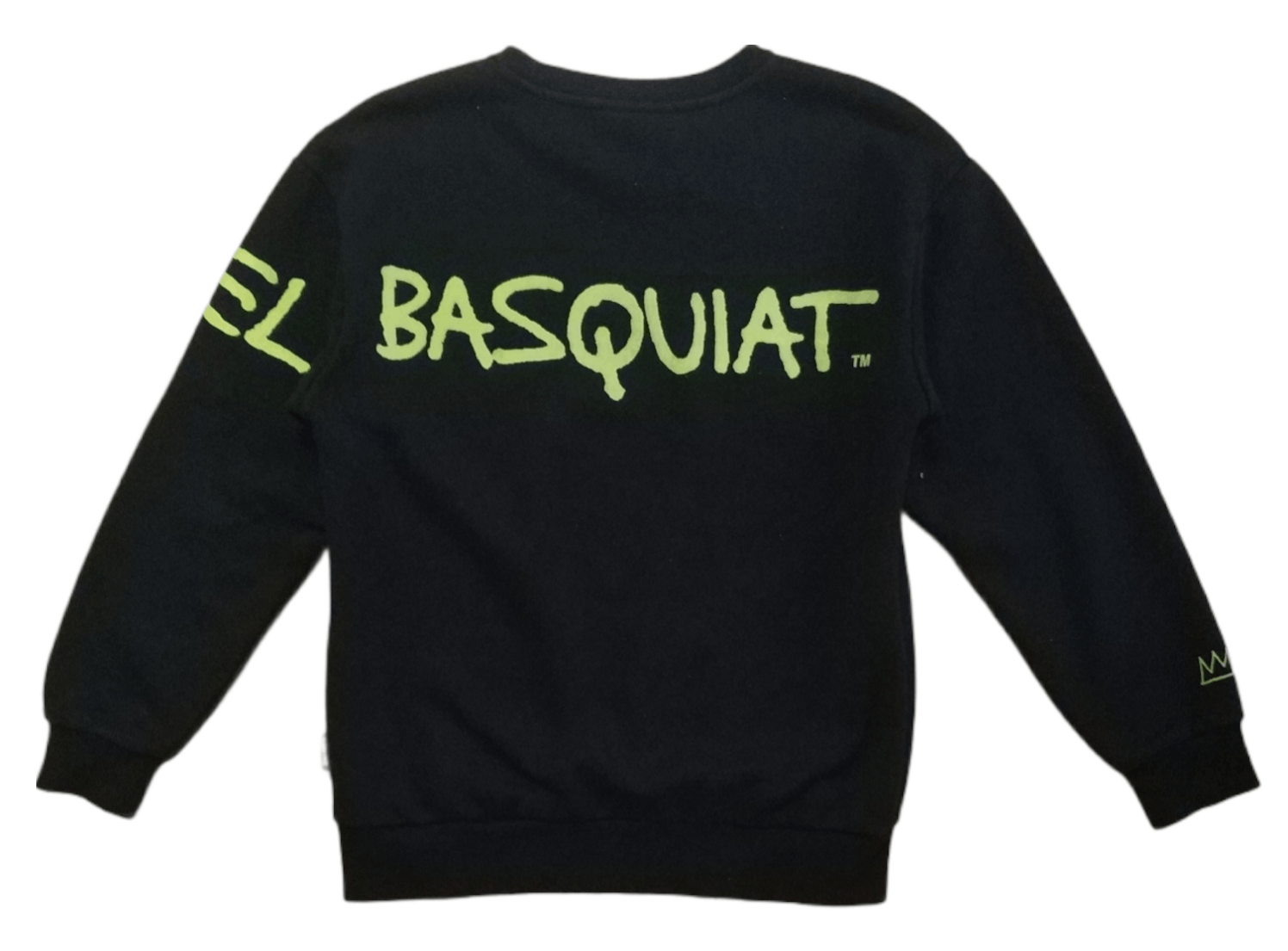 Jean-Michel Basquiat 🔥Rare Jean Michel Basquiat Big Spellout Sweatshirts Size US M / EU 48-50 / 2 - 2 Thumbnail