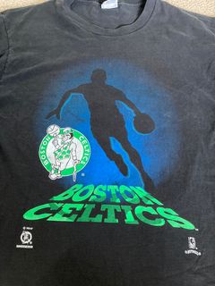 Boston Celtics Vintage 00s Majestic Warm Up Jersey Shirt Hardwood Clas