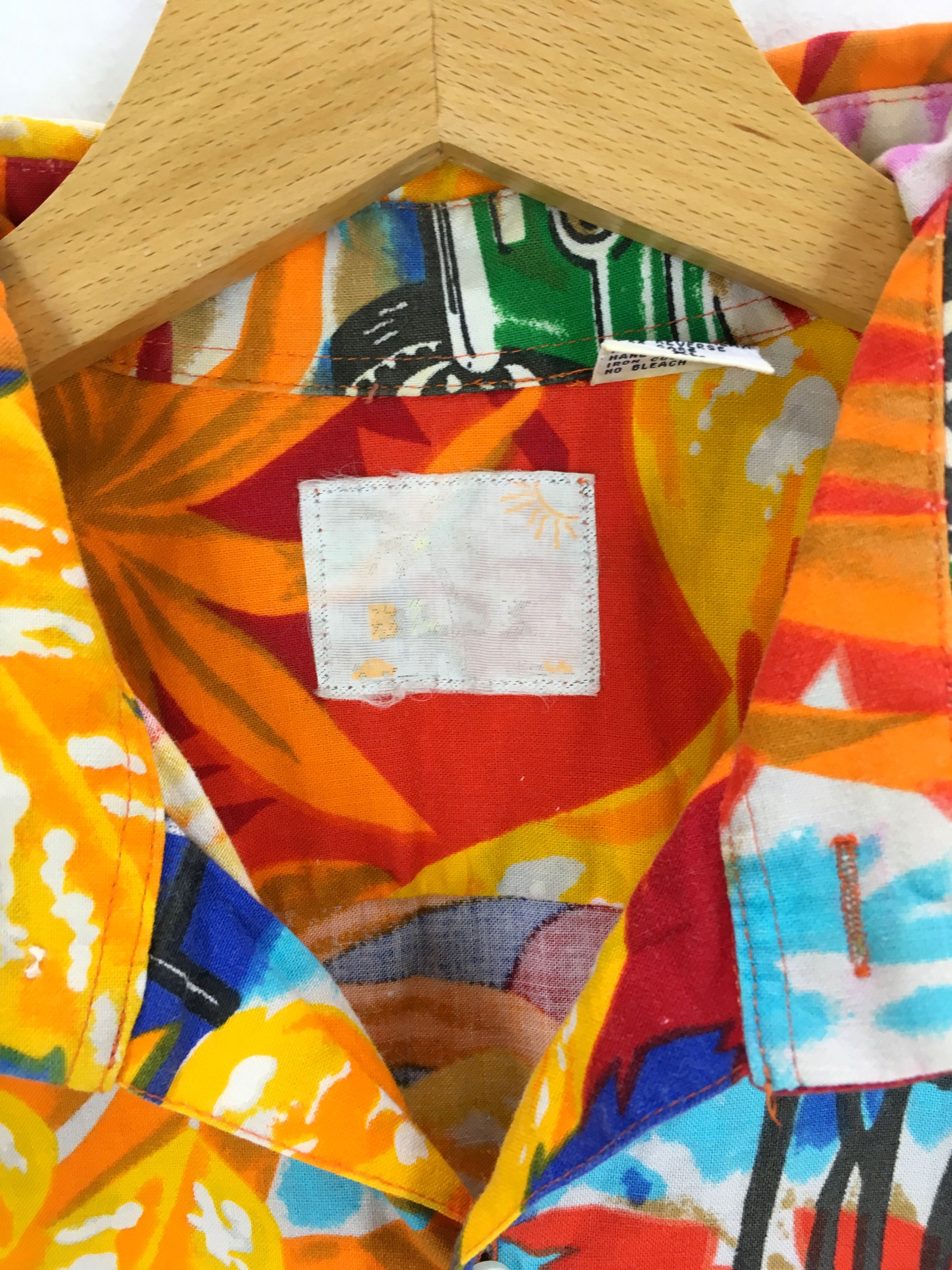 Vintage Vintage BLOX Hawaii Cars Floral Abstract Hawaiian Shirt Size US M / EU 48-50 / 2 - 6 Thumbnail