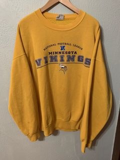 Vintage Minnesota Vikings Sweatshirt Crewneck Size XL 90s NFL – Throwback  Vault