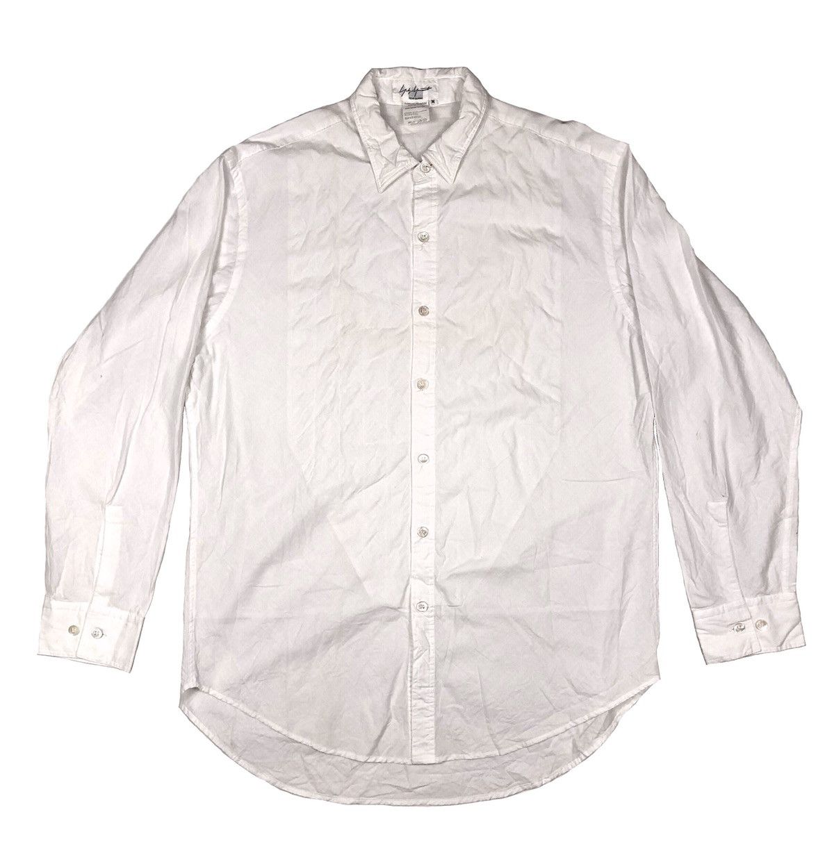 Yohji Yamamoto Yohji Yamamoto Pour Homme Oversized Tuxedo Shirt Size US M / EU 48-50 / 2 - 1 Thumbnail