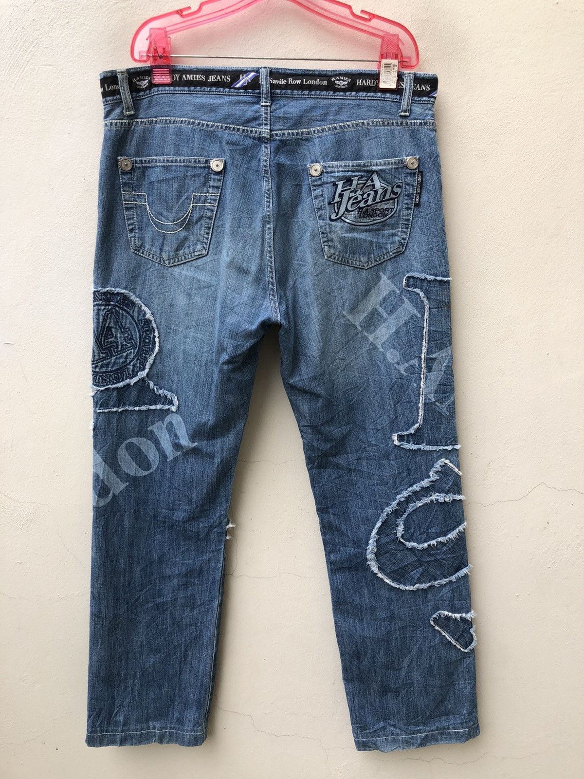Hardy Amies Vintage Hardy Amies Sport Patchwork Denim Jeans Size US 34 / EU 50 - 16 Thumbnail