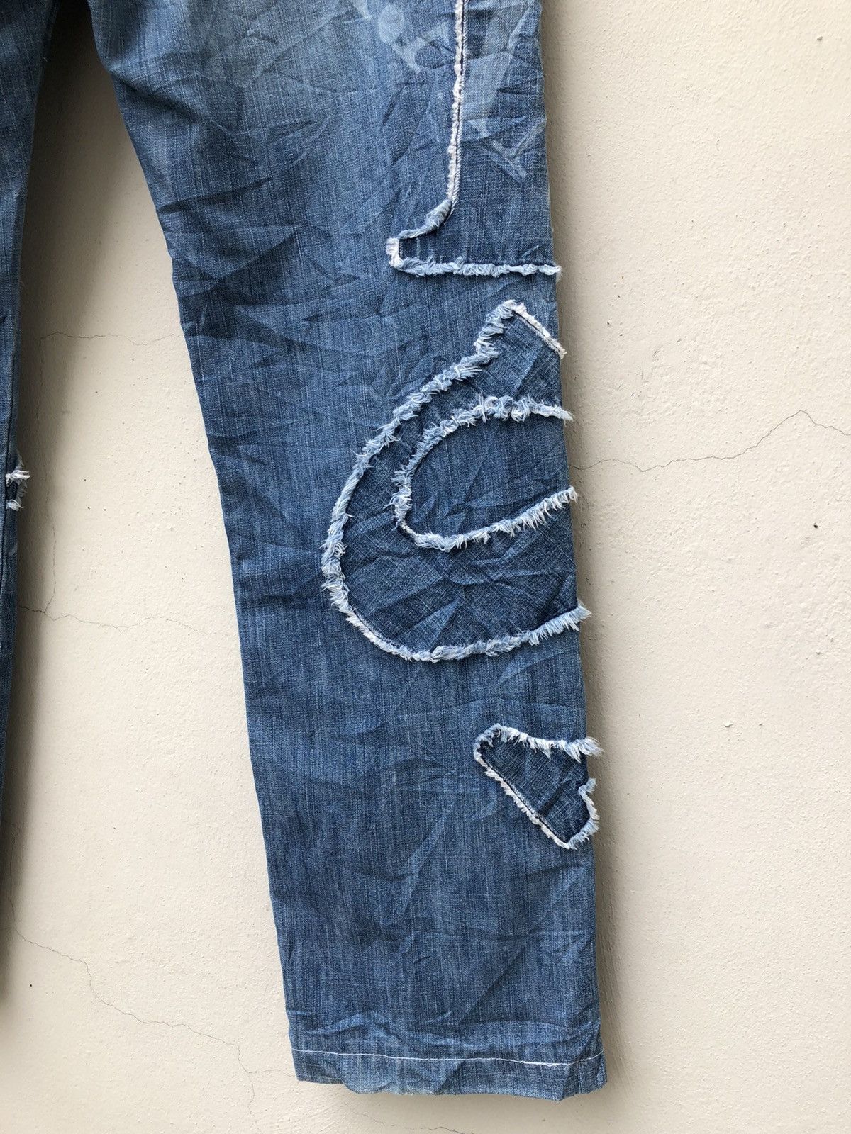 Hardy Amies Vintage Hardy Amies Sport Patchwork Denim Jeans Size US 34 / EU 50 - 22 Thumbnail