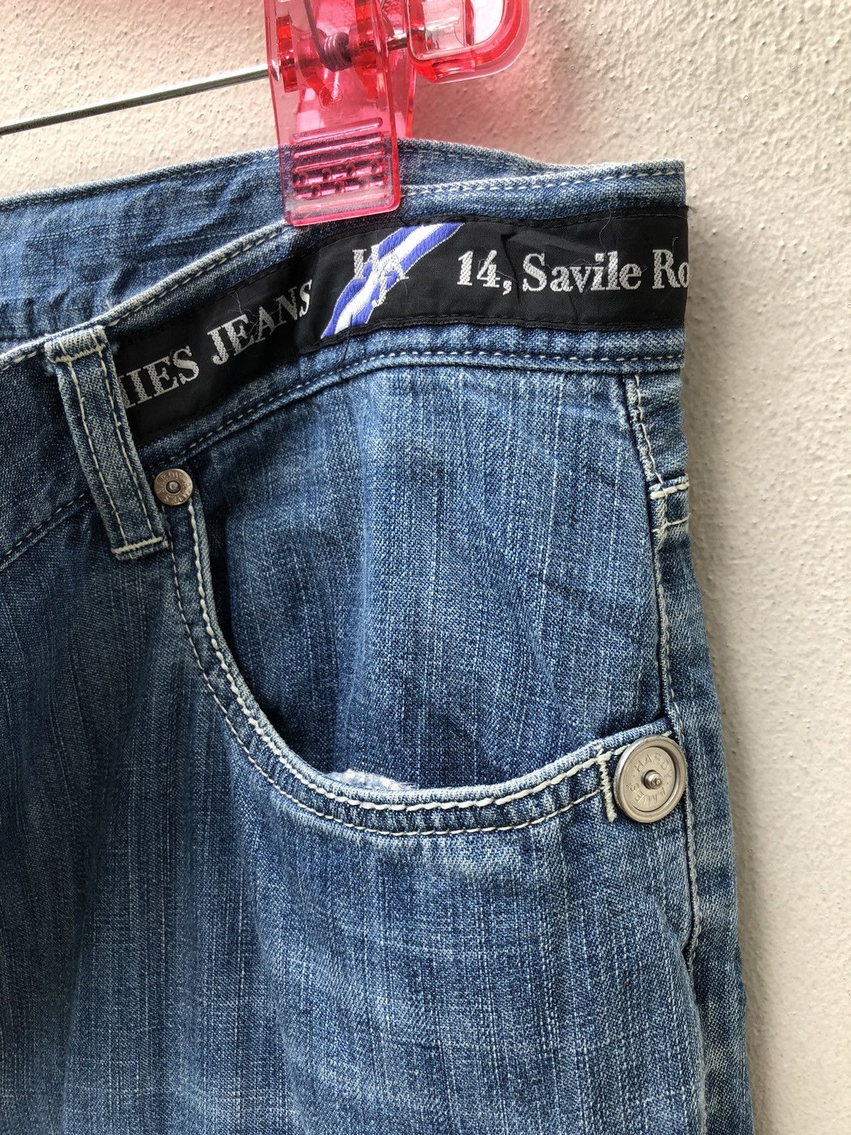 Hardy Amies Vintage Hardy Amies Sport Patchwork Denim Jeans Size US 34 / EU 50 - 13 Thumbnail