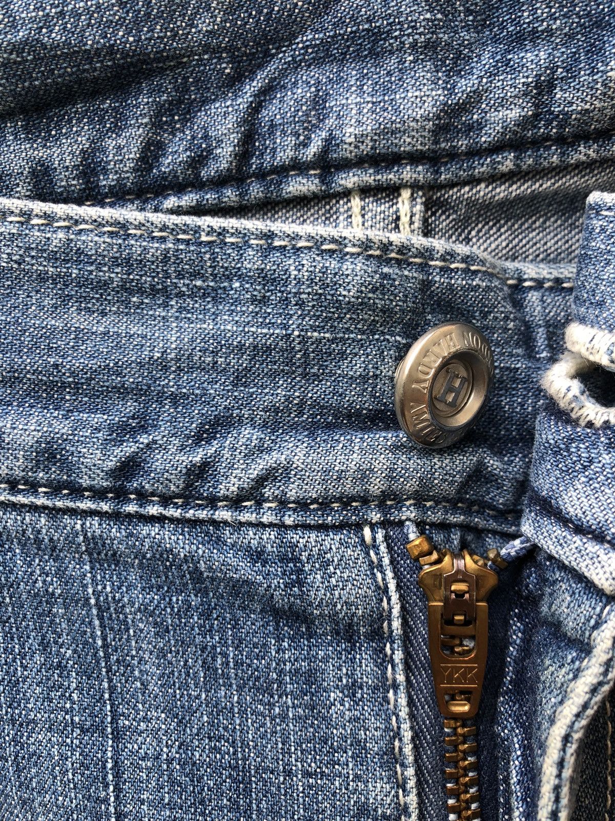 Hardy Amies Vintage Hardy Amies Sport Patchwork Denim Jeans Size US 34 / EU 50 - 7 Thumbnail