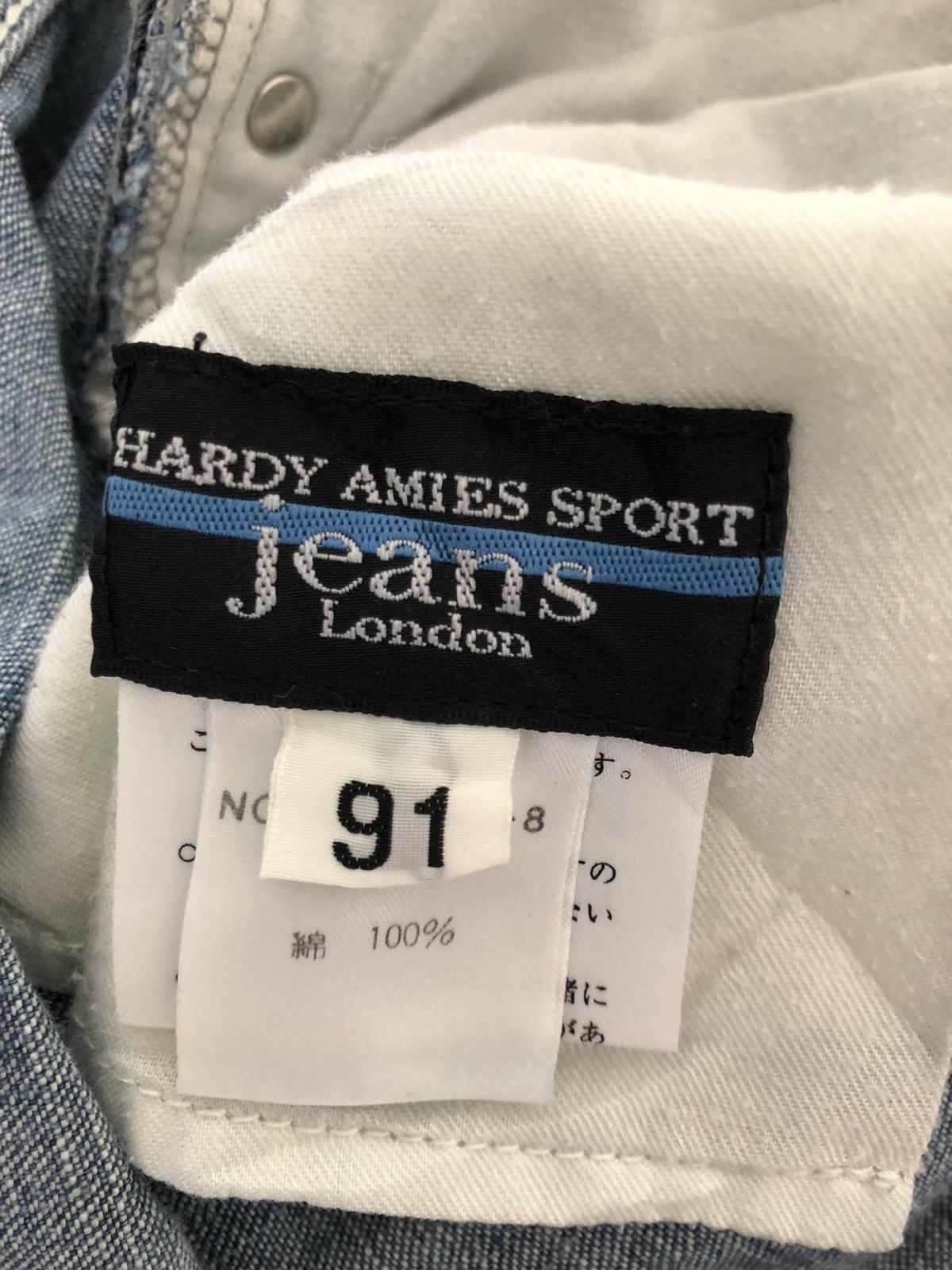 Hardy Amies Vintage Hardy Amies Sport Patchwork Denim Jeans Size US 34 / EU 50 - 25 Thumbnail