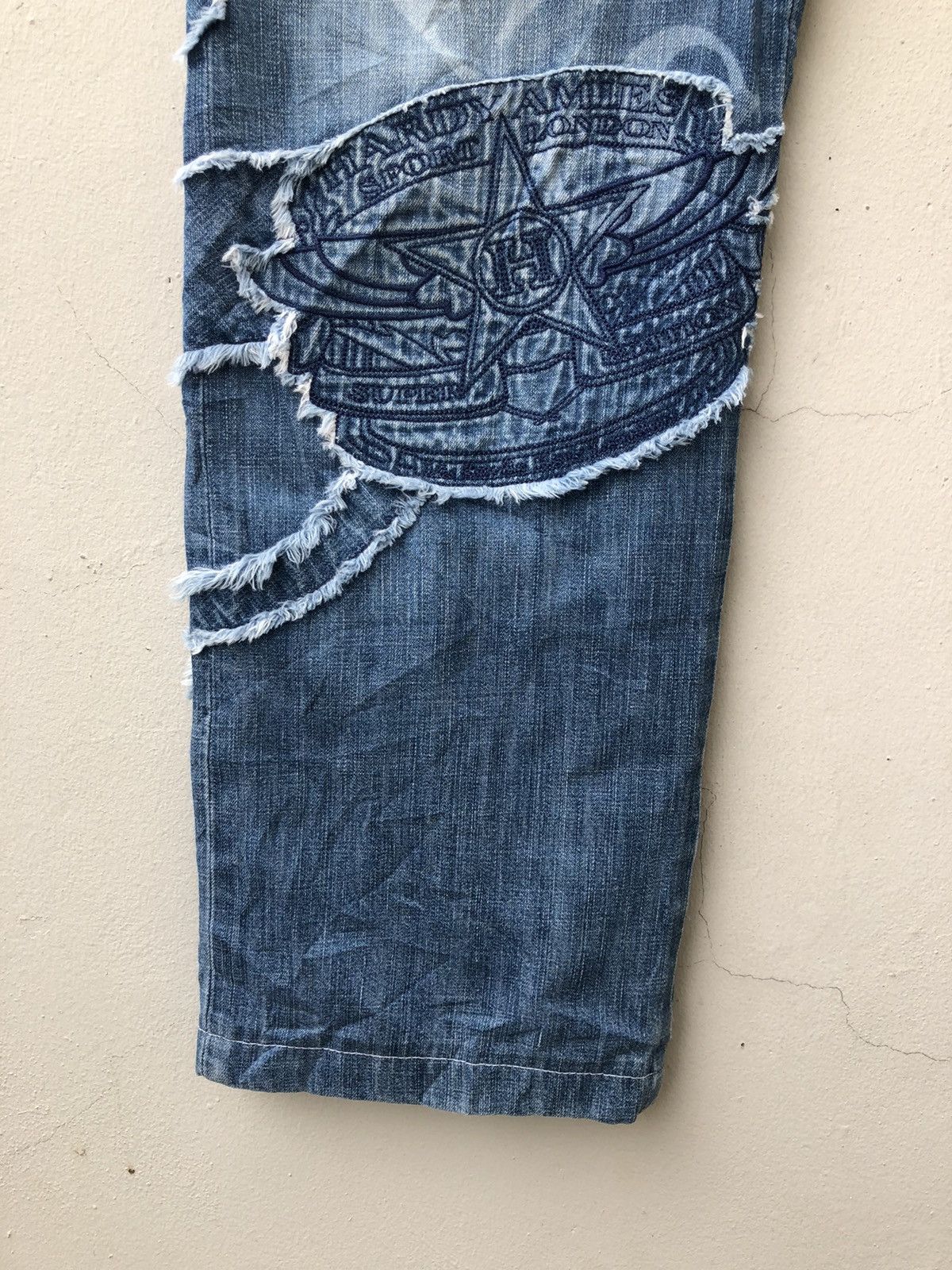 Hardy Amies Vintage Hardy Amies Sport Patchwork Denim Jeans Size US 34 / EU 50 - 11 Thumbnail