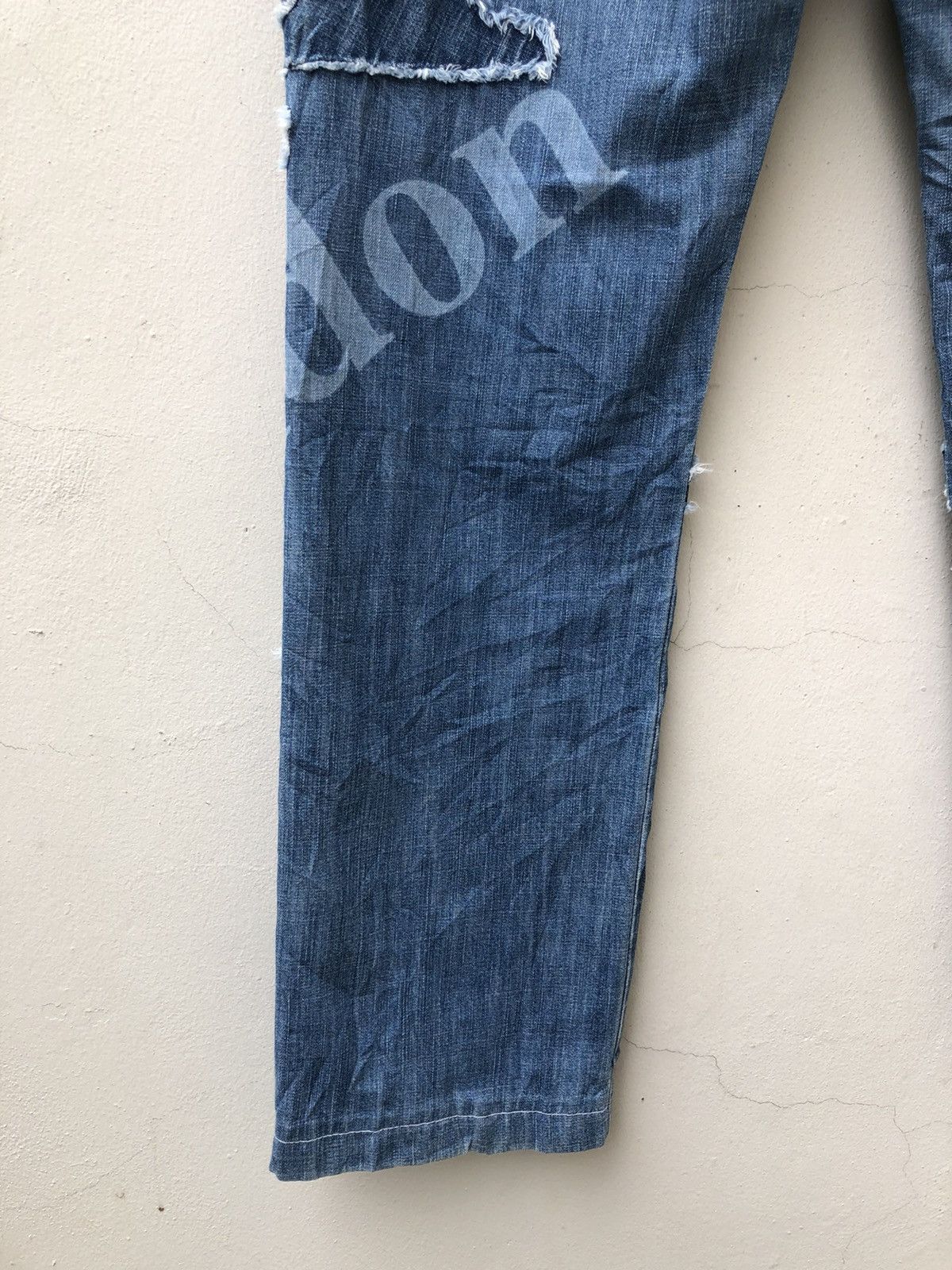 Hardy Amies Vintage Hardy Amies Sport Patchwork Denim Jeans Size US 34 / EU 50 - 19 Thumbnail