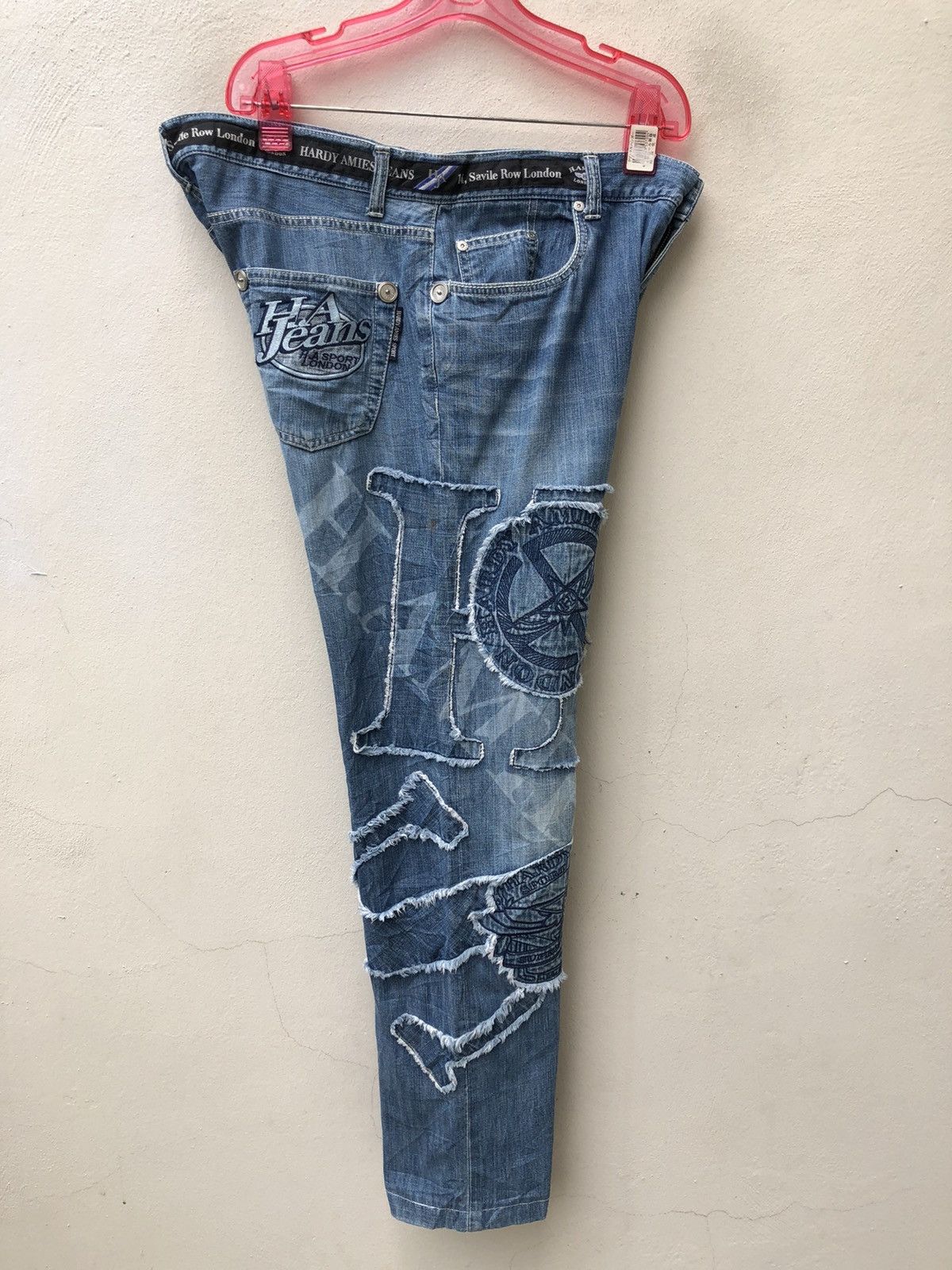 Hardy Amies Vintage Hardy Amies Sport Patchwork Denim Jeans Size US 34 / EU 50 - 24 Thumbnail