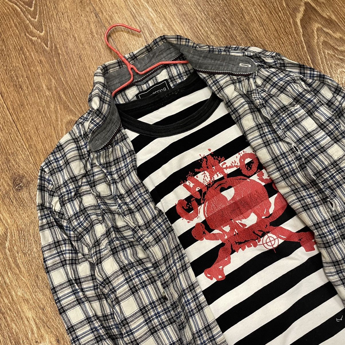 Vintage Vintage 90s Checkered Shirt Grunge Oversized Skate Washed M Size US M / EU 48-50 / 2 - 5 Thumbnail