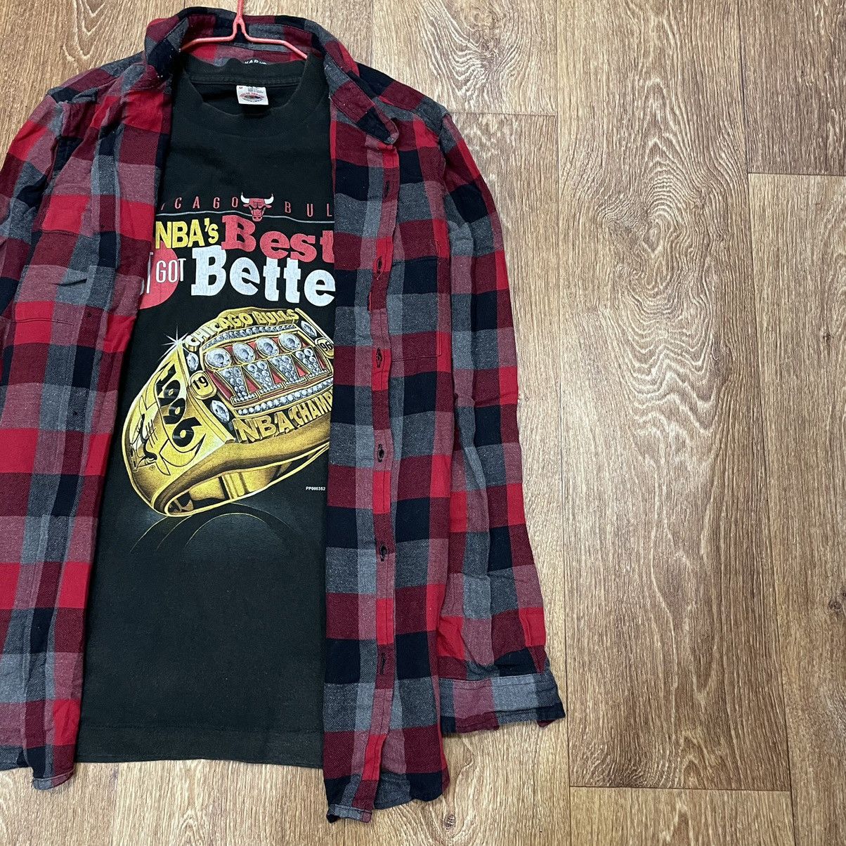 Flannel Vintage Flannel Checkered Shirt Travis Style Size US L / EU 52-54 / 3 - 2 Thumbnail