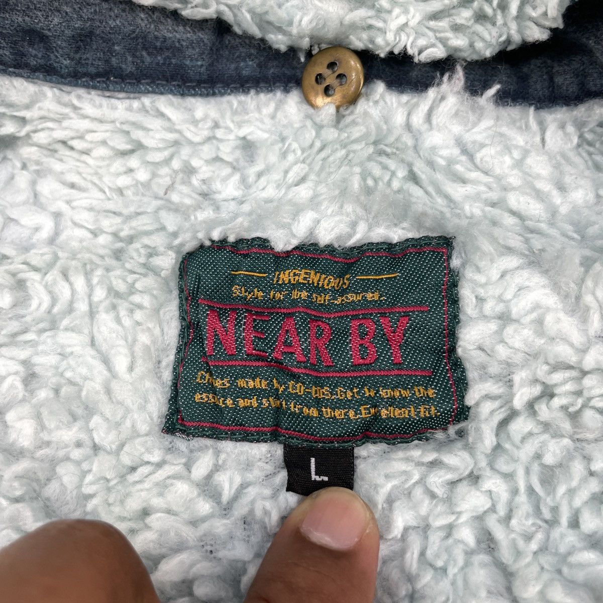 Japanese Brand × Vintage Japanese Vintage Near By Sherpa Jacket Size US L / EU 52-54 / 3 - 7 Thumbnail