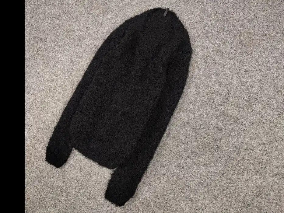 Japanese Brand Vintage Japanese Black Mohair Style Fuzzy Crewneck Sweater Size US S / EU 44-46 / 1 - 2 Thumbnail