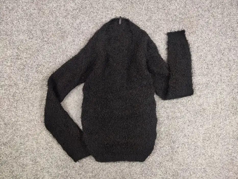 Japanese Brand Vintage Japanese Black Mohair Style Fuzzy Crewneck Sweater Size US S / EU 44-46 / 1 - 5 Thumbnail