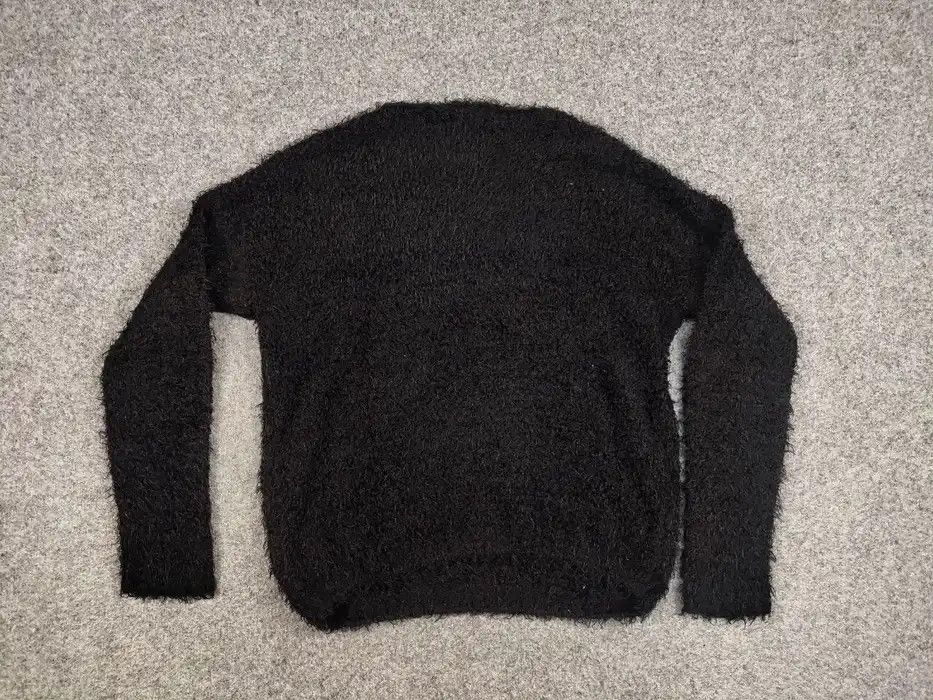 Japanese Brand Vintage 90's Japanese Black Mohair Style Fuzzy Sweater Size US S / EU 44-46 / 1 - 7 Thumbnail