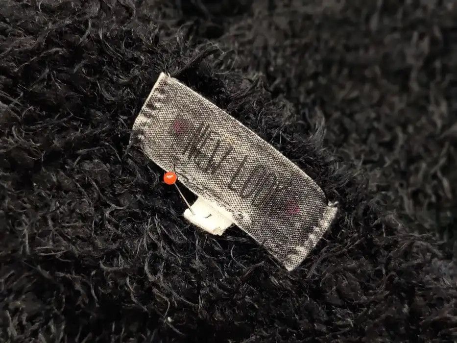 Japanese Brand Vintage 90's Japanese Black Mohair Style Fuzzy Sweater Size US S / EU 44-46 / 1 - 8 Thumbnail