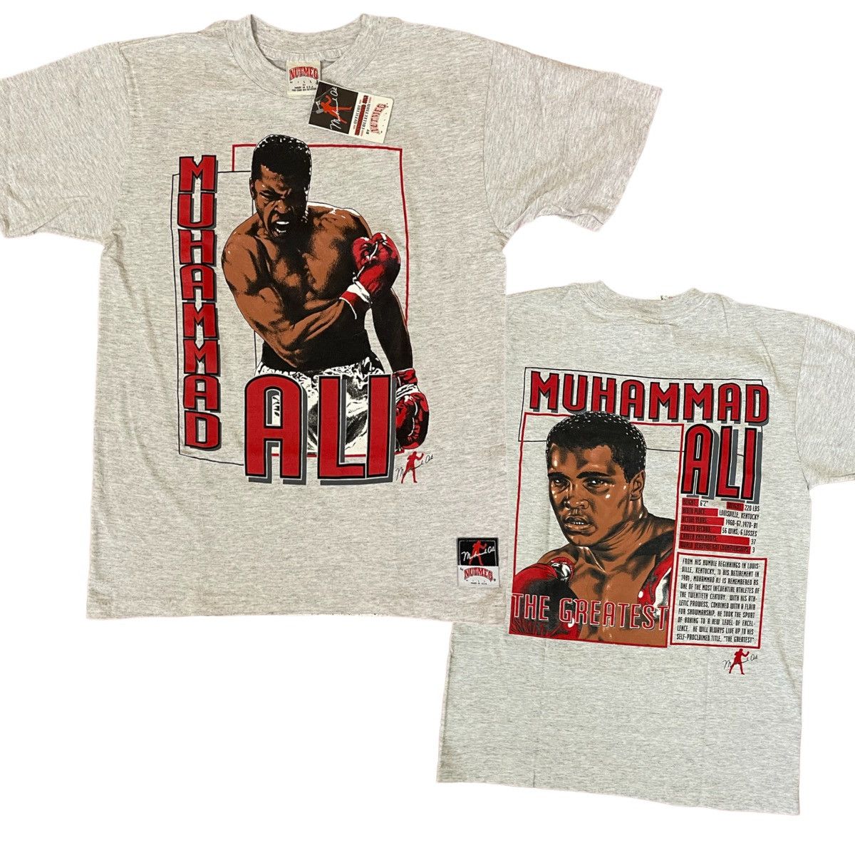 Vintage Vintage deadstock Muhammad Ali greatest fighter tshirt | Grailed