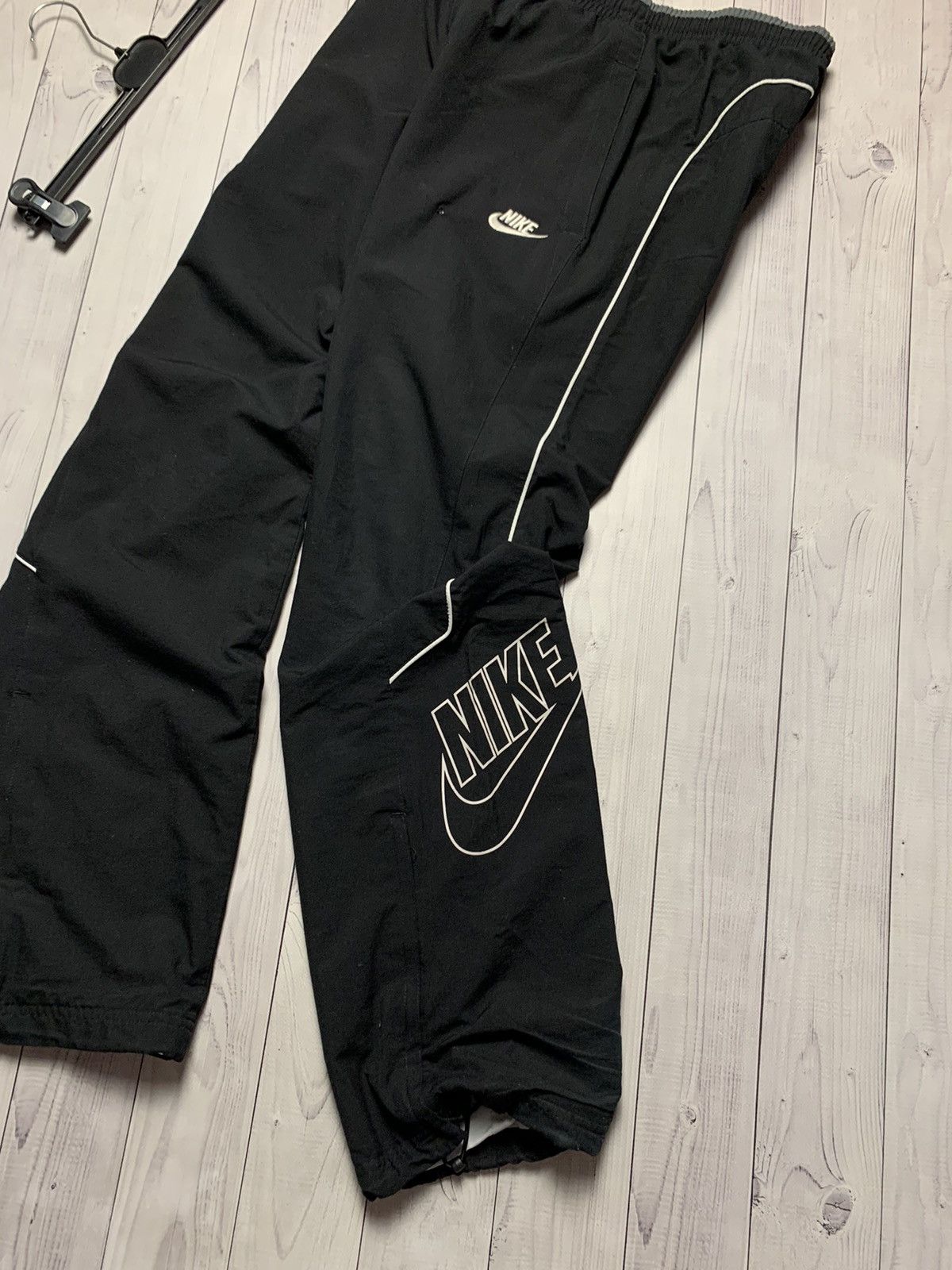 Nike × Vintage Vintage Nike drill pants Y2K logo joggers size S Size US 30 / EU 46 - 2 Thumbnail