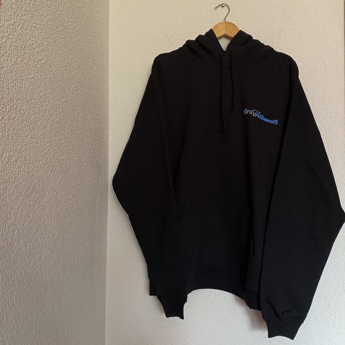 Vetements store hoodie grailed