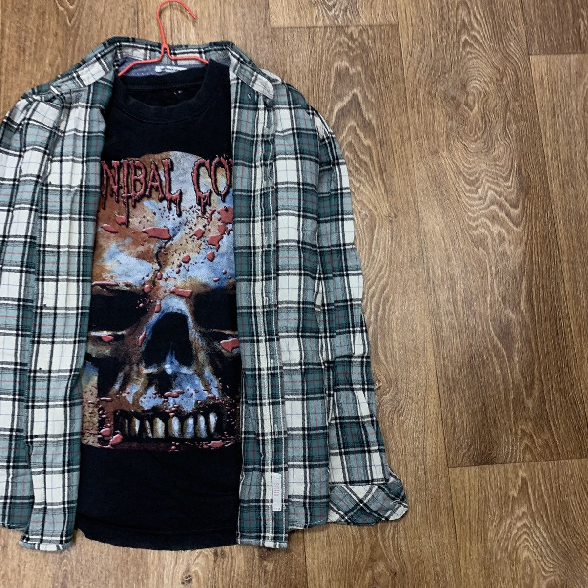 Flannel Vintage Flannel Checkered Shirt Travis Style Size US L / EU 52-54 / 3 - 4 Thumbnail