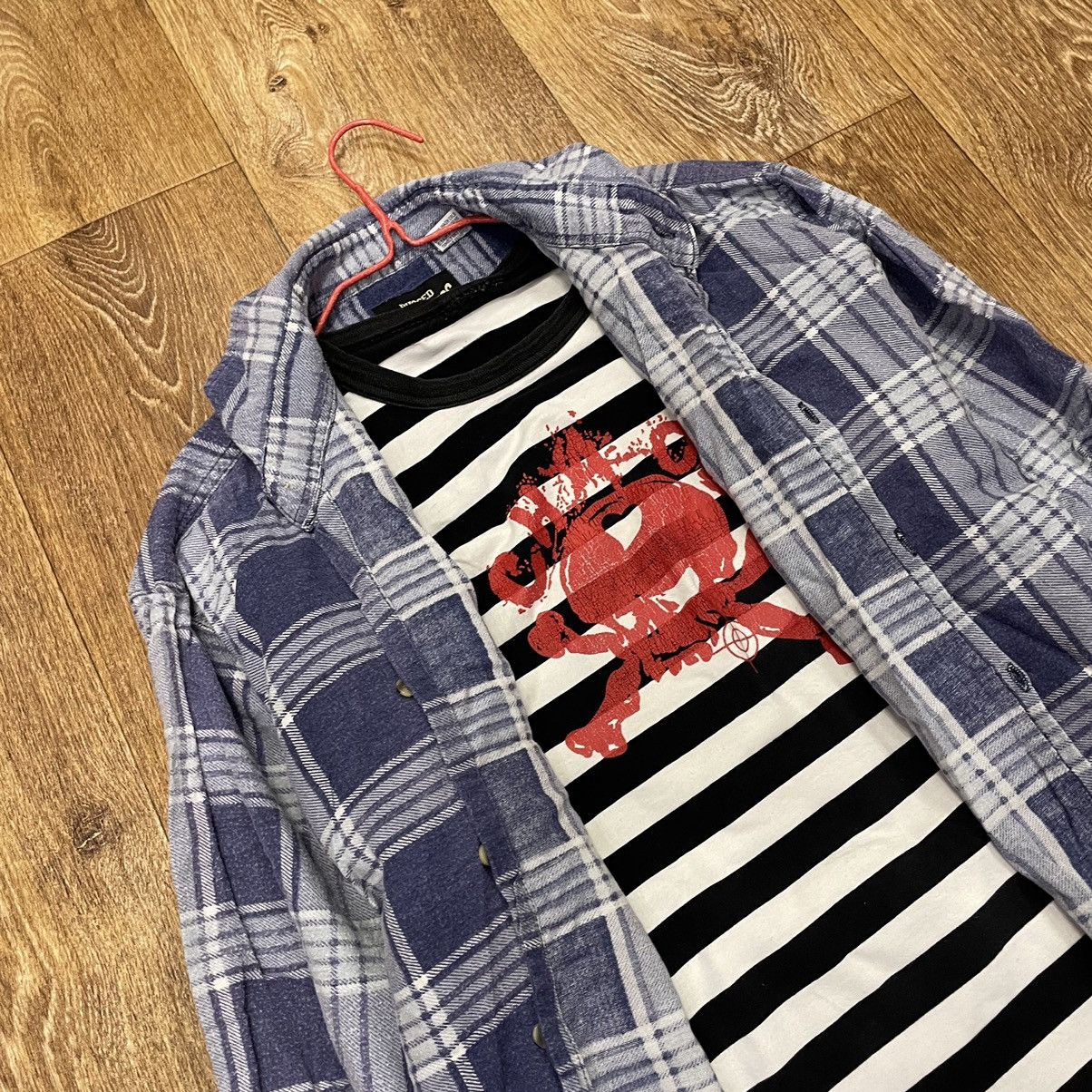 Flannel Vintage Flannel Checkered Shirt Travis Style Size US XL / EU 56 / 4 - 5 Thumbnail