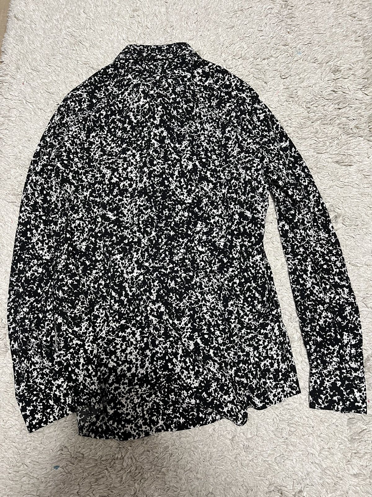 Celine × Hedi Slimane 19FW Drugstore Collar Marble Print Shirt sz38 Size US S / EU 44-46 / 1 - 3 Thumbnail