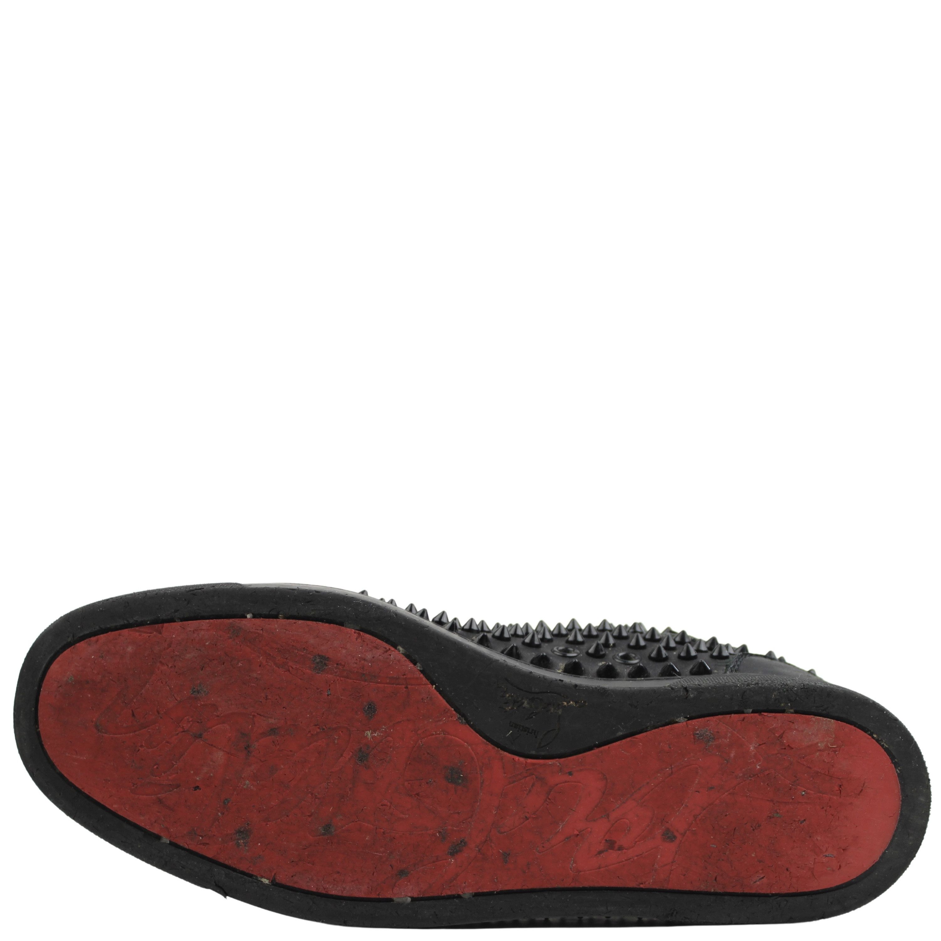 Christian Louboutin Christian Louboutin Hightop Black Spike Sneakers Size US 10 / EU 43 - 10 Thumbnail