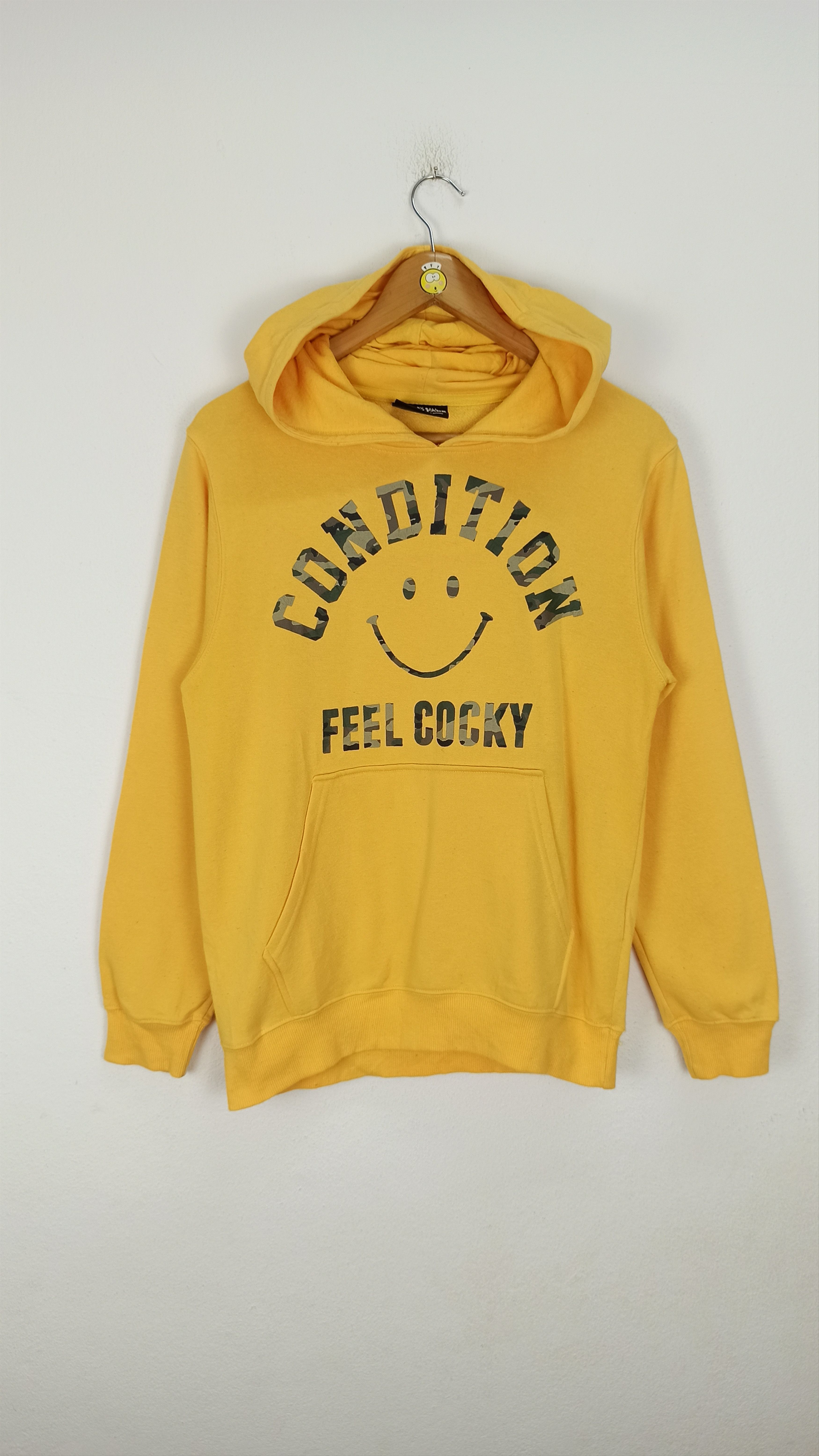 Japanese Brand 🔥Rare🔥 Harvey Ball Smiley Face Hoodie Big Logo Size US M / EU 48-50 / 2 - 1 Thumbnail