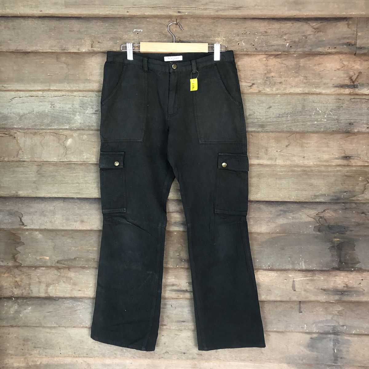 DLL Poe De Deux Black Cargo Multipocket Pants #1370